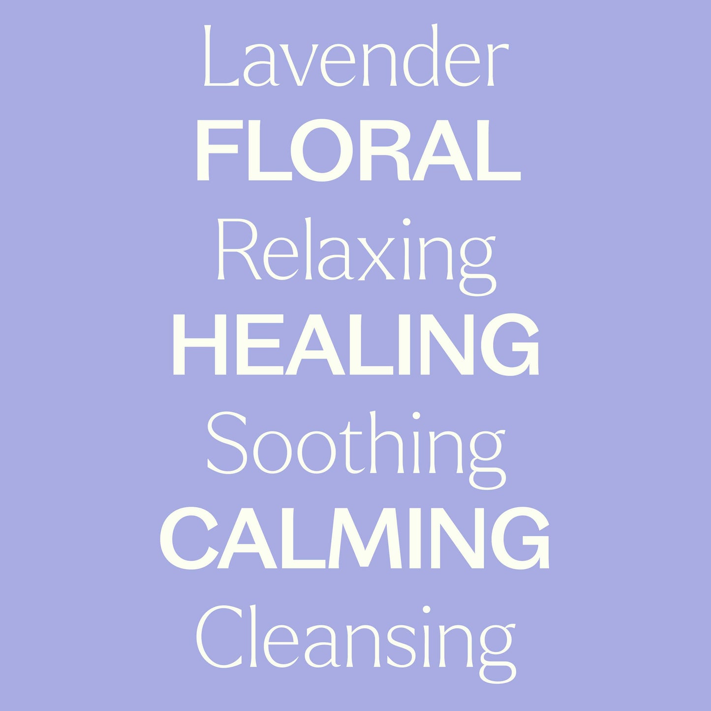 Lavender Body Oil is floral, relaxing, healing, soothing, calming and cleansing