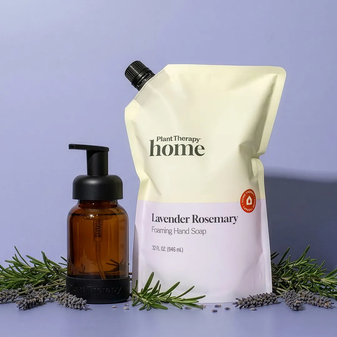Foaming Hand Soap Duo: Lavender Rosemary + Foaming Bottle