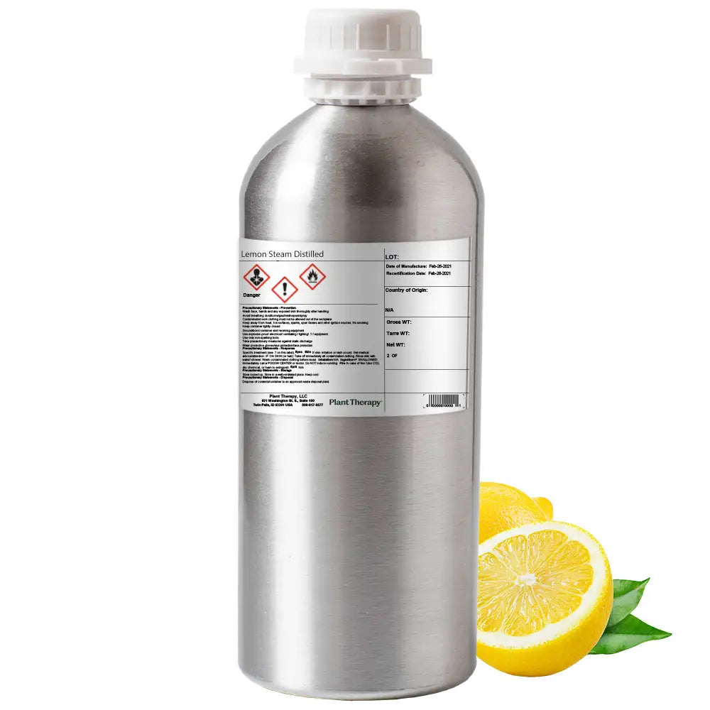 Lemon Steam Distilled Essential Oil Bulk