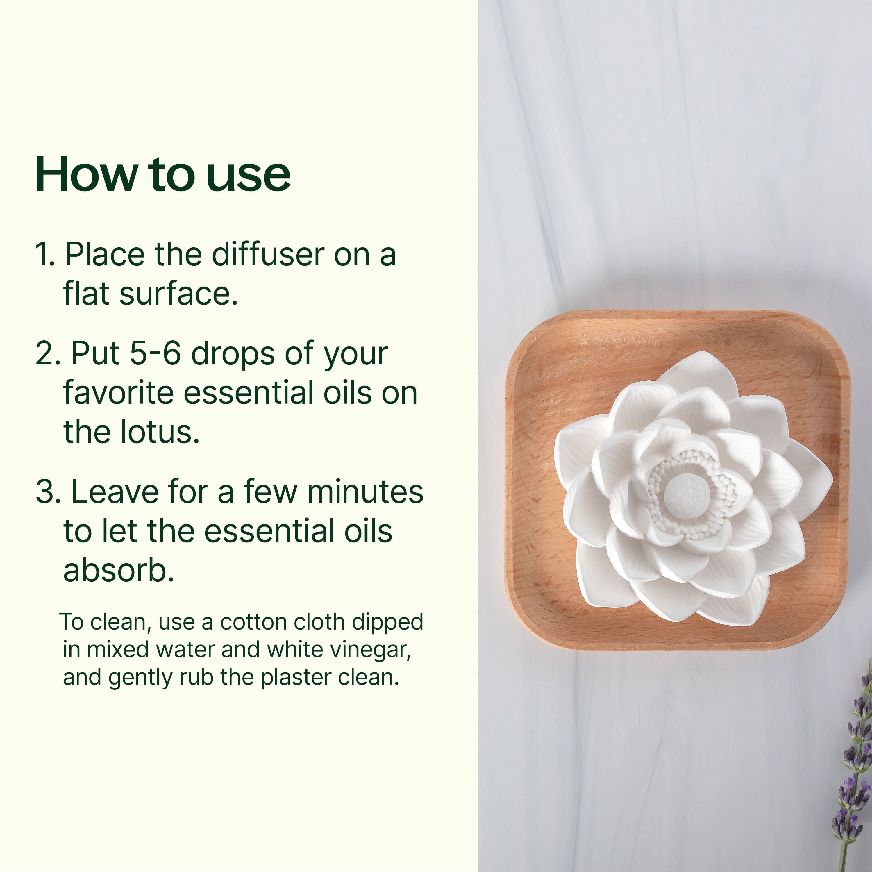 Passive Lotus Diffuser – Plant Therapy
