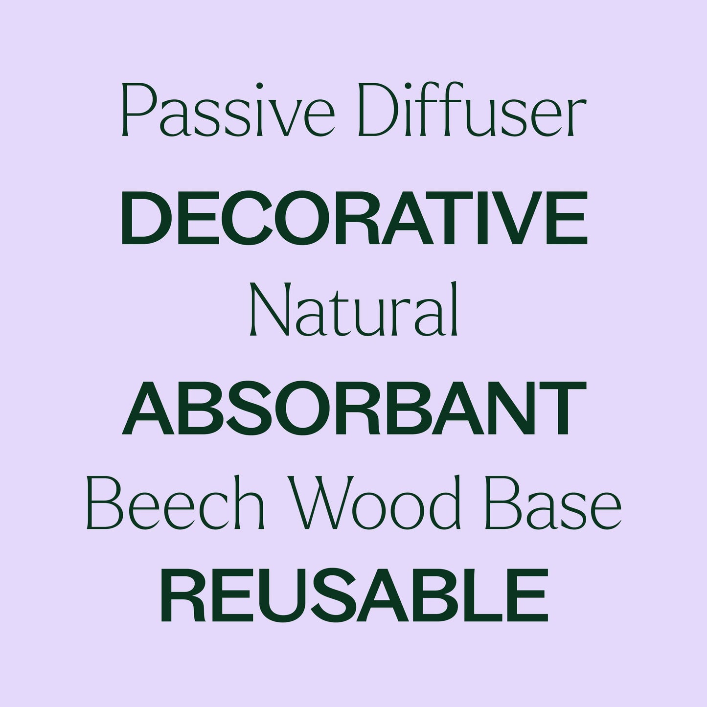 Passive Lotus Diffuser decorative, natural, absorbent, beech wood base, reusable 