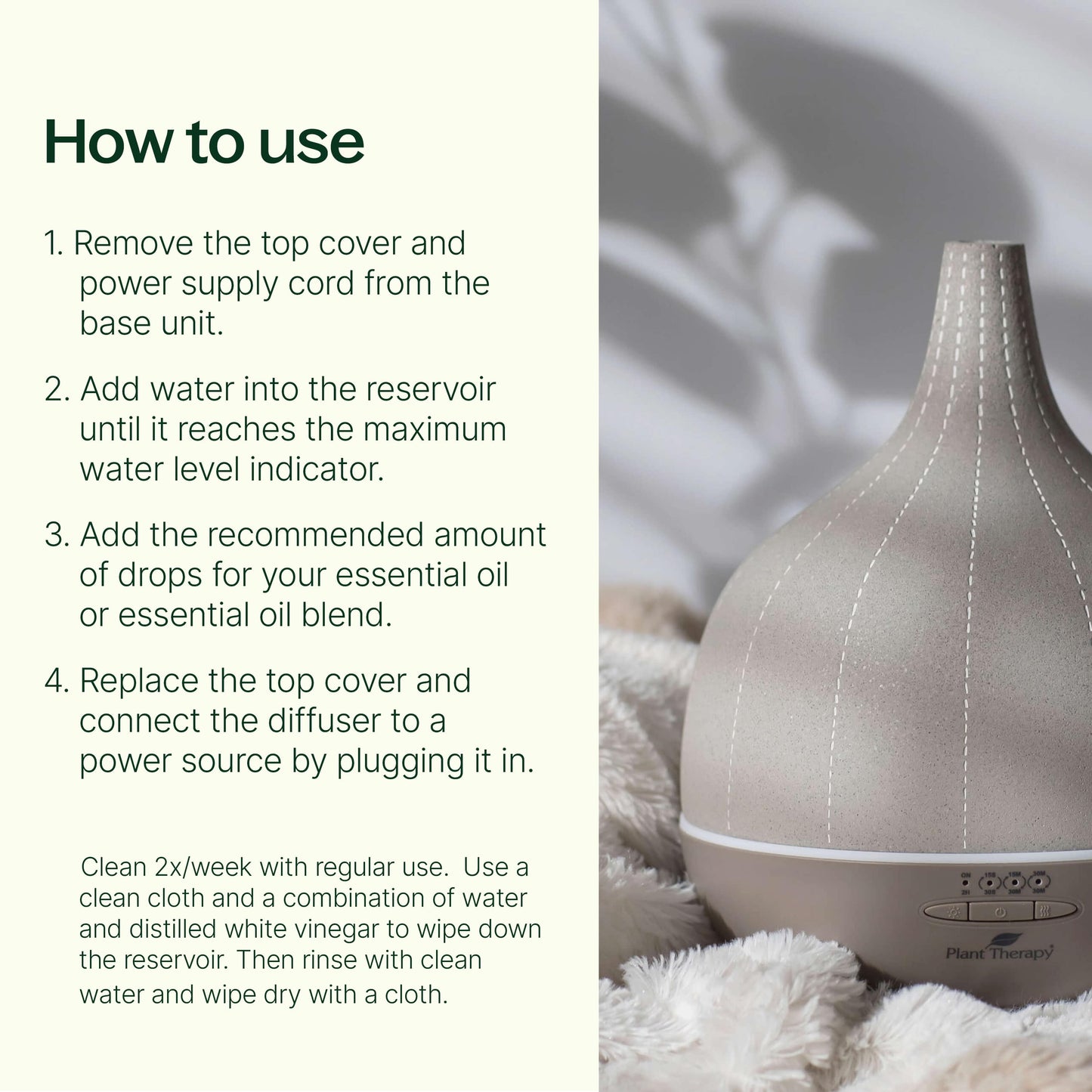 how to use Metro Stone Deluxe Diffuser