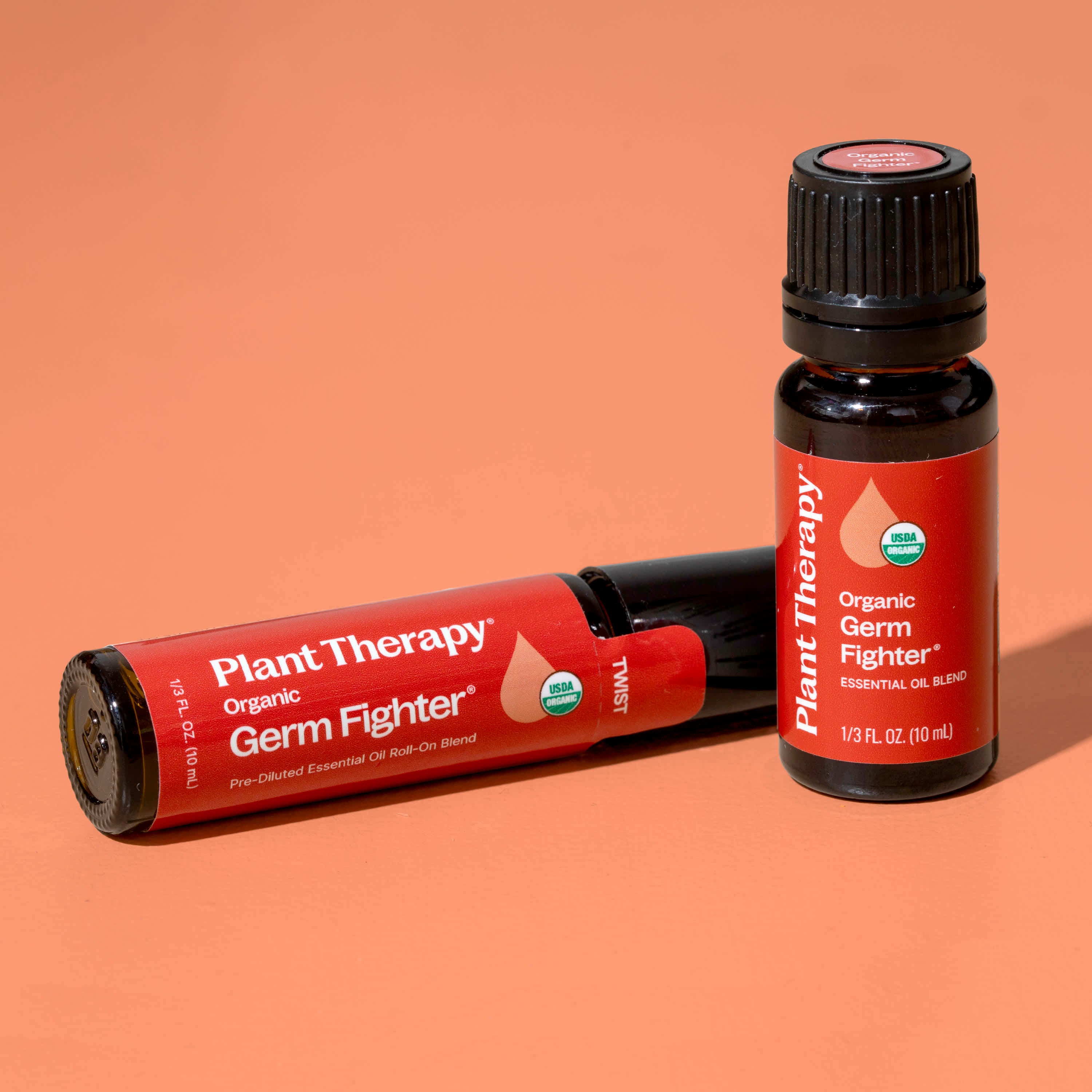 Organic Germ Fighter Roll-On Oil Blend – Plant Therapy