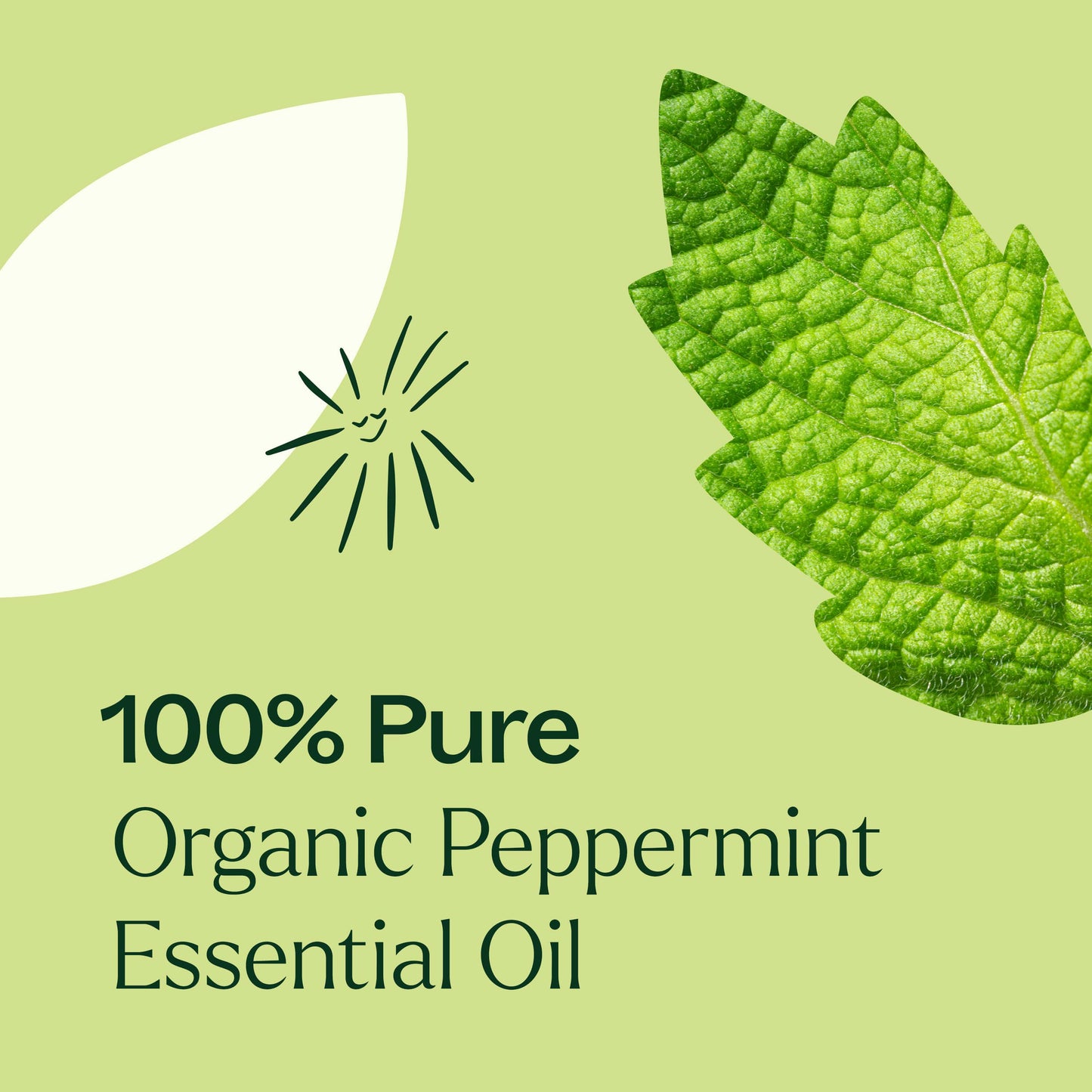 Organic Peppermint Essential Oil Pre-Diluted Roll-On is 100% pure