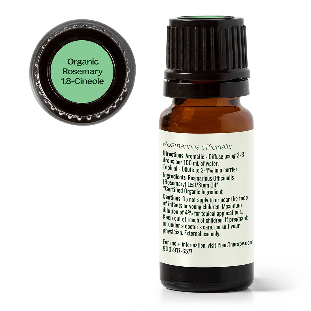 Organic Rosemary 1,8-Cineole Essential Oil