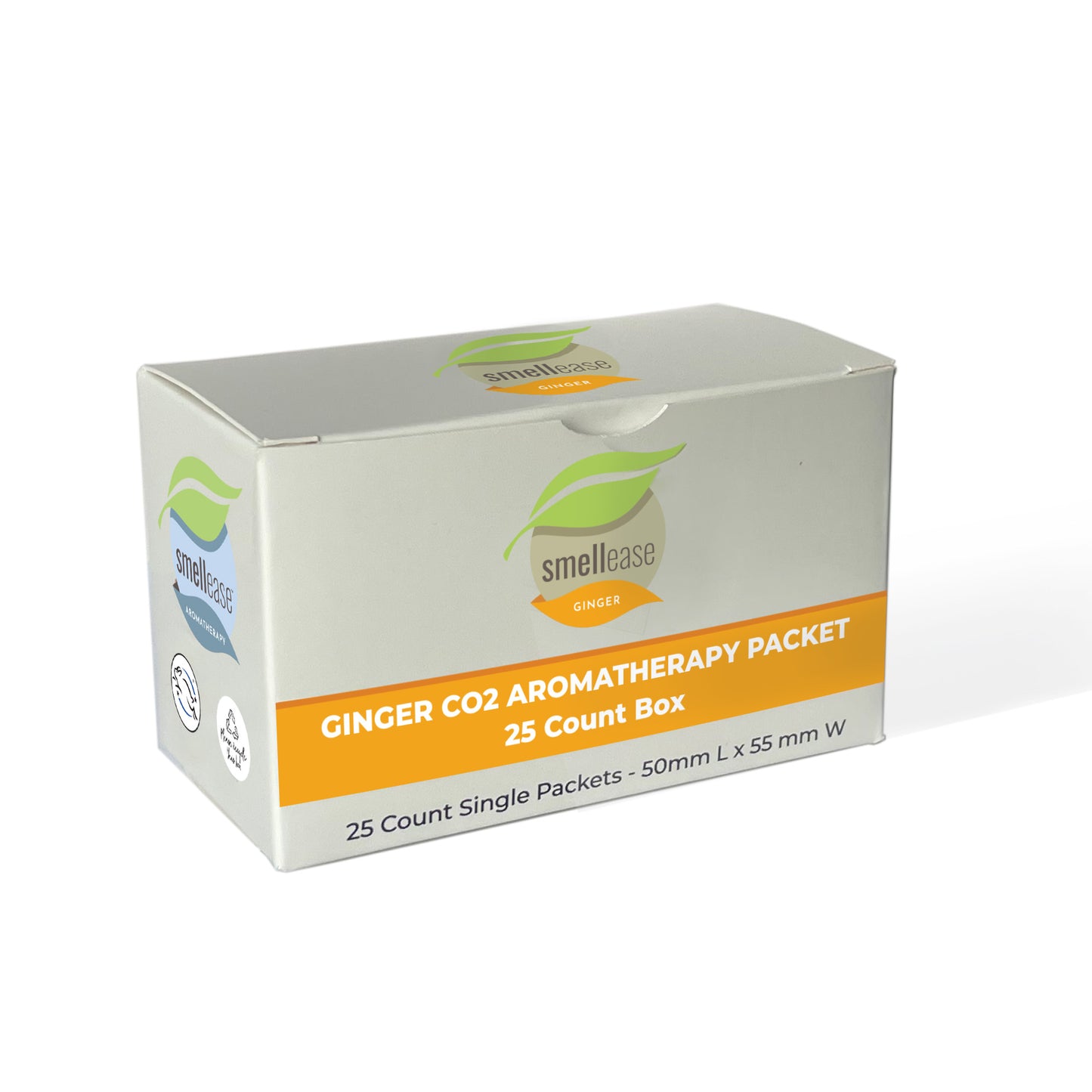 Ginger Aromatherapy Packets  25 Count Box