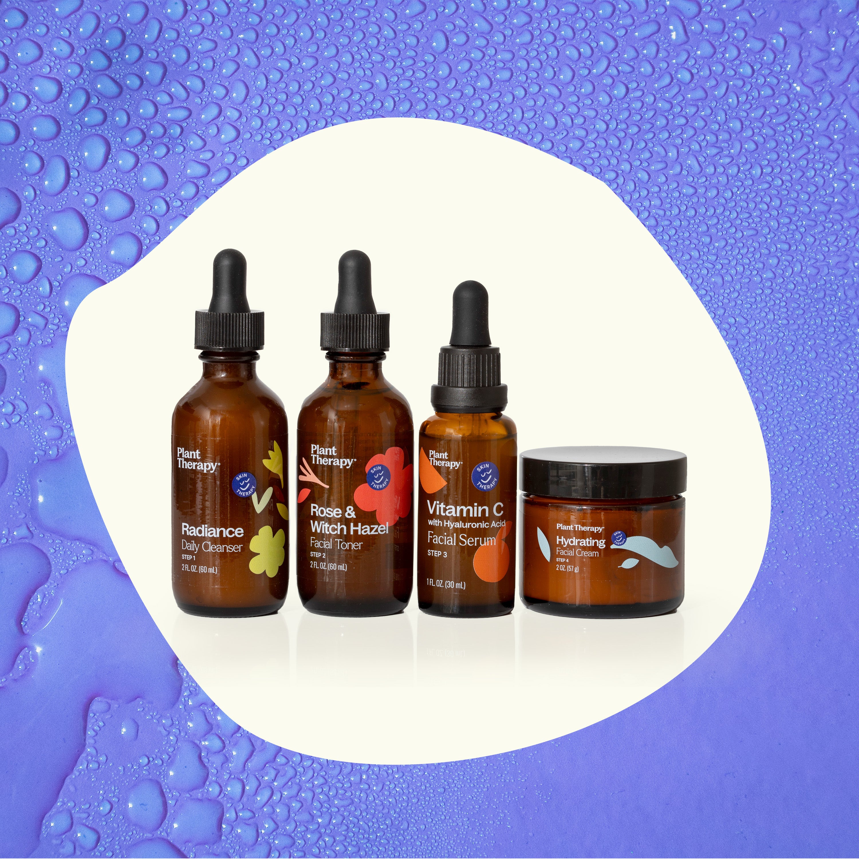Ready, Set, Glow 4 Step Skin Care Set – Plant Therapy