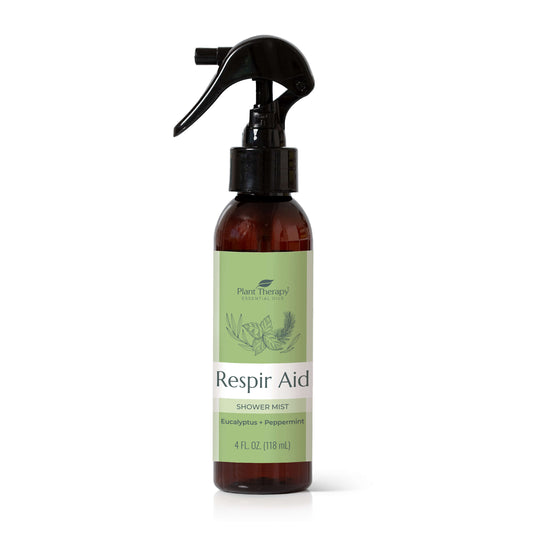 Elevate your shower experience with Respir Aid Shower Mist! Eucalyptus, Peppermint, and Pine clear congestion, while uplifting your senses. Enjoy the revitalizing aroma and breathe in wellness.