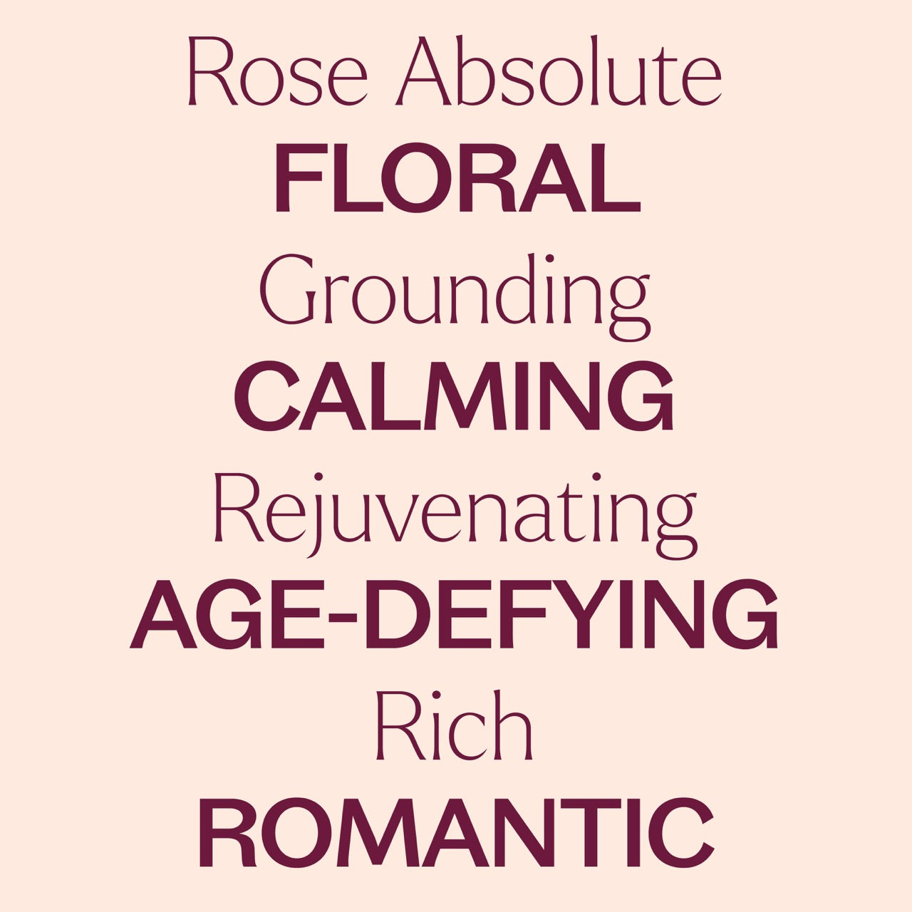 Rose Essential Oil Pre-Diluted Roll-On key features: floral, grounding, calming, rejuvenating, age-defying, rich, romantic