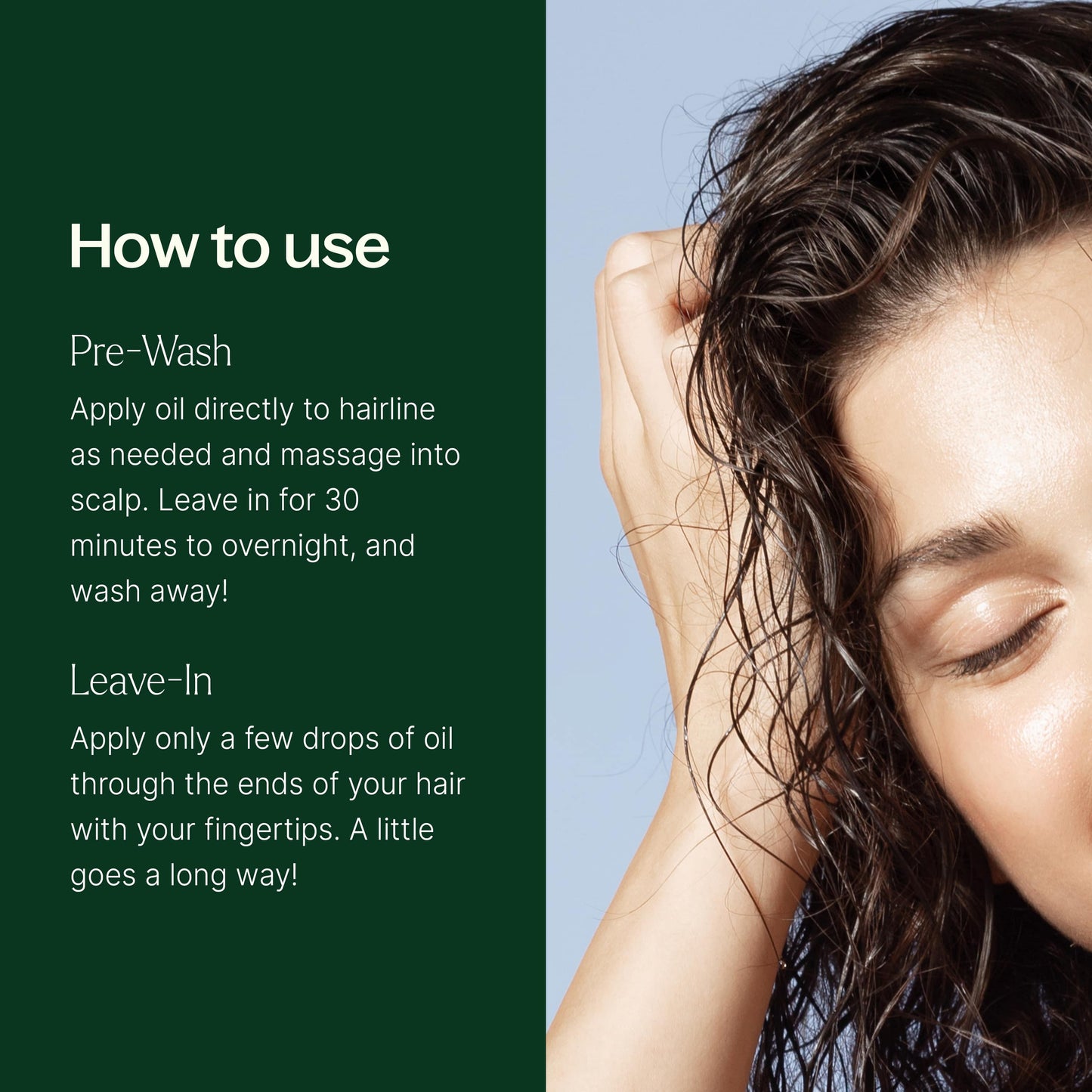 how to use Rosemary & Castor Hair Oil