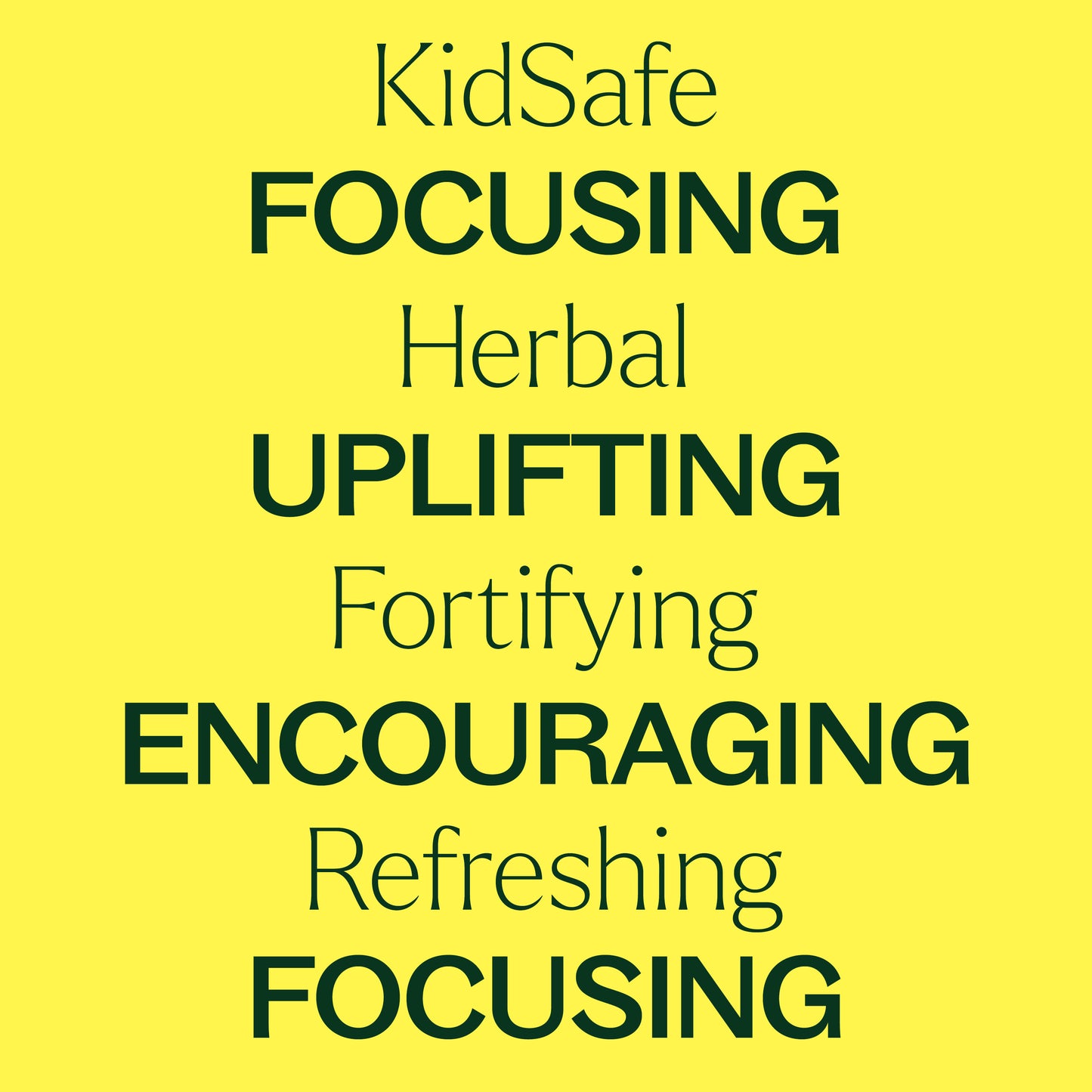 KidSafe School Days 3 Set key features: KidSafe, focusing, herbal, uplifting, fortifying, encouraging, refreshing, focusing