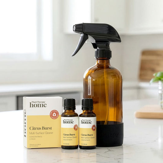Cleaning Duo: Citrus Burst + Spray Bottle