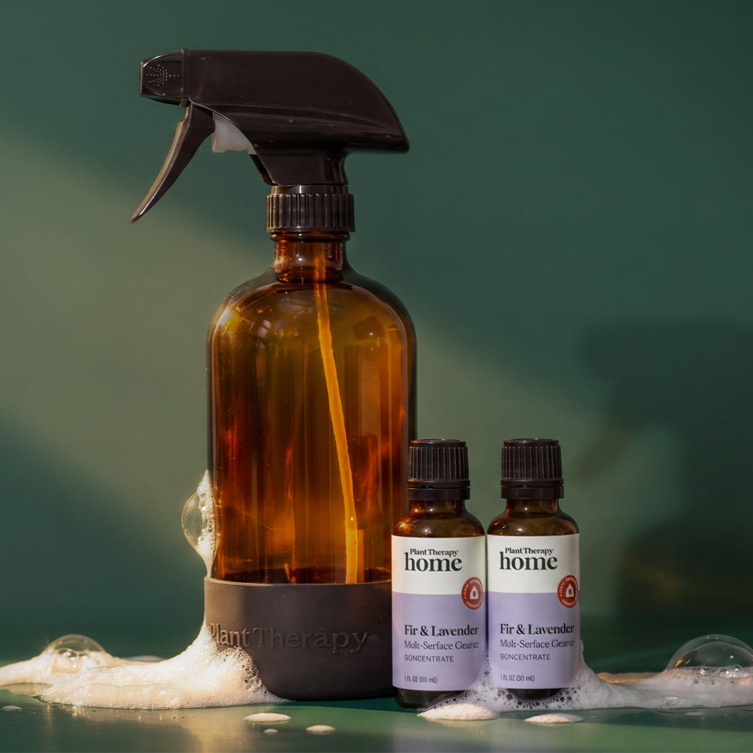 Cleaning Duo: Fir & Lavender Multi Surface Cleaner + Spray Bottle