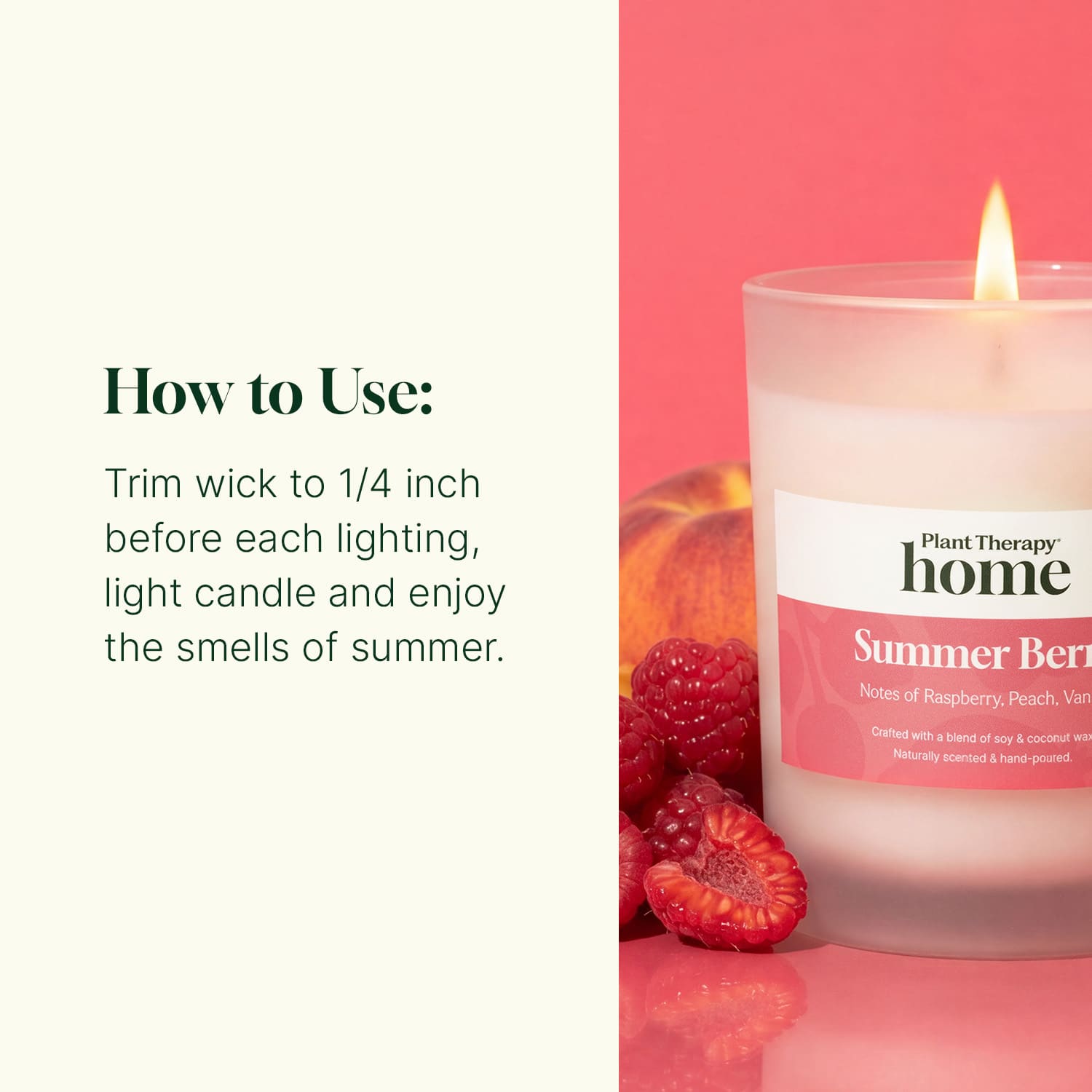 Summer Berry Naturally Scented Candle