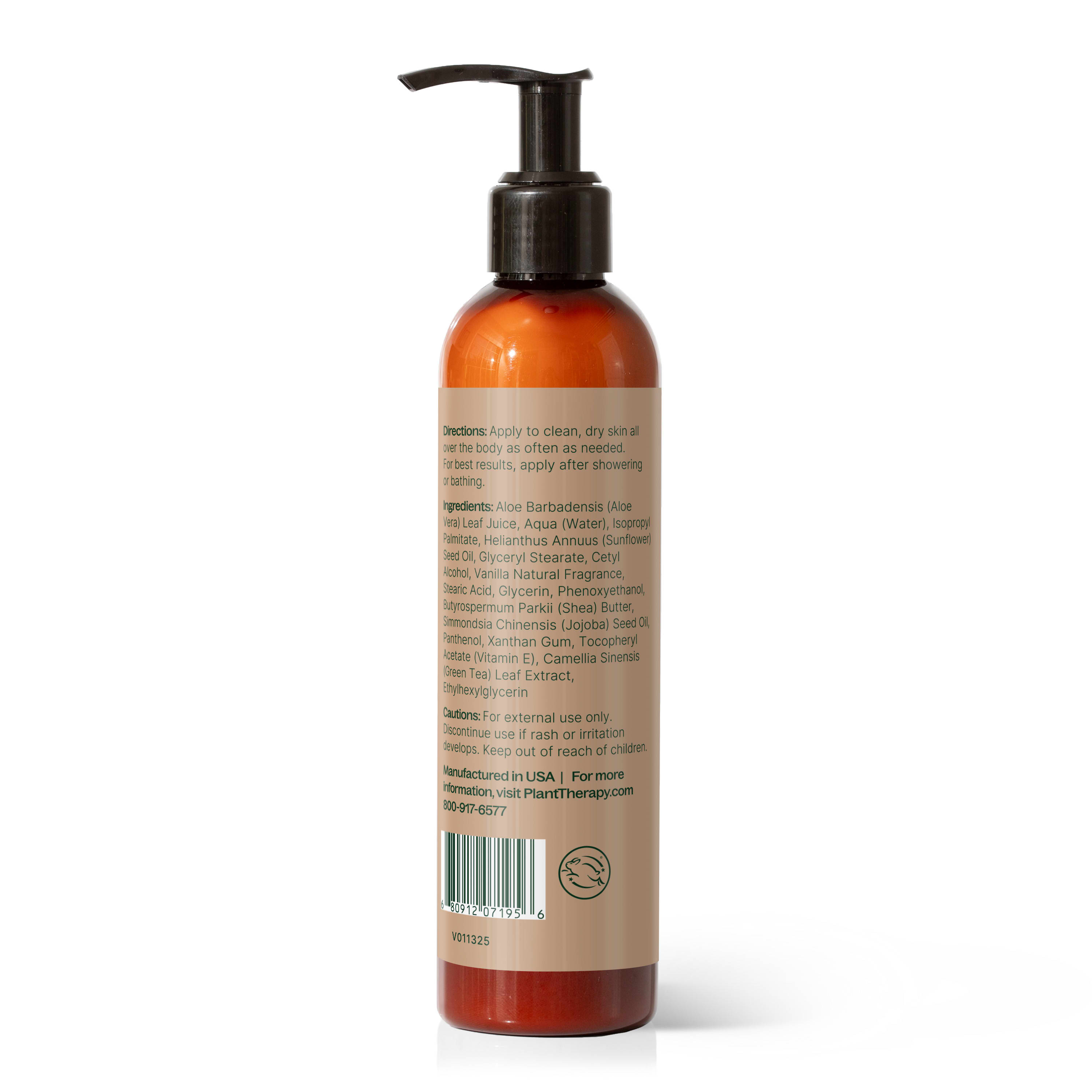 Vanilla Body Lotion with Aloe and Shea – Plant Therapy