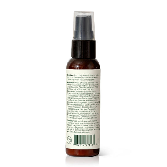 Vanilla Woods Body Wash 2oz