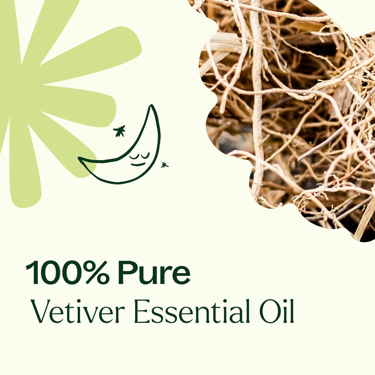 100% pure vetiver essential oil