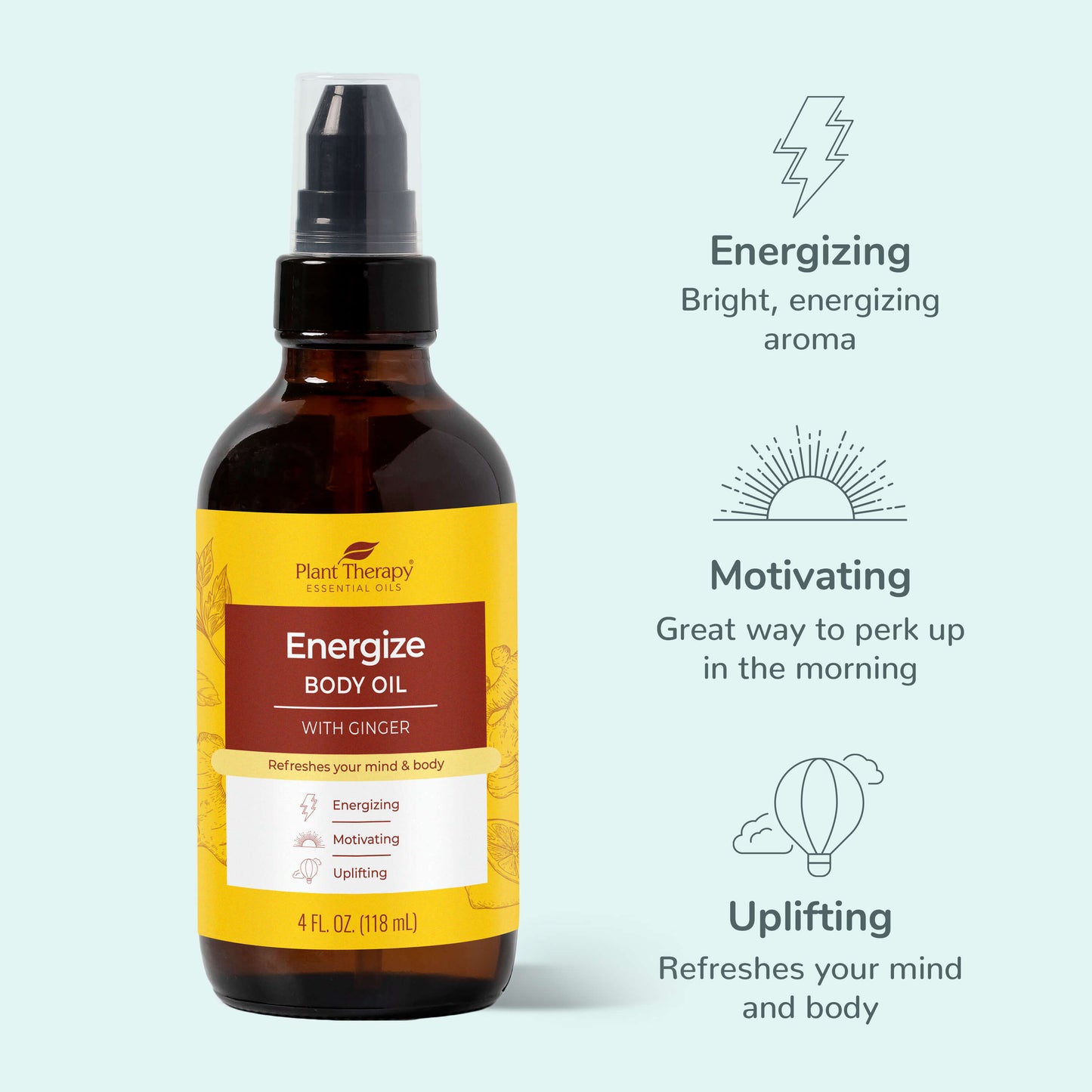 Energize Body Oil with Ginger
