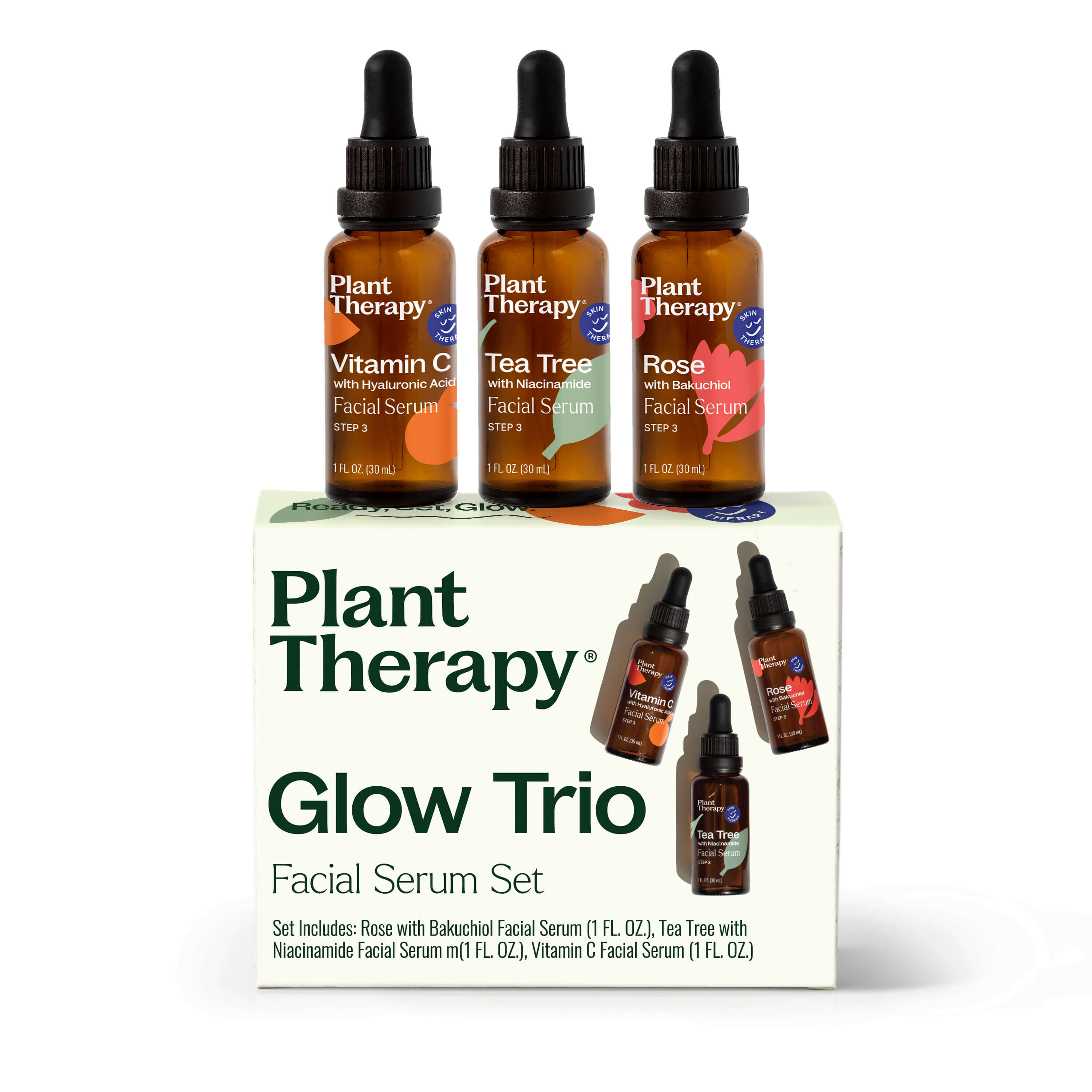 Glow Trio Facial Serum Set – Plant Therapy