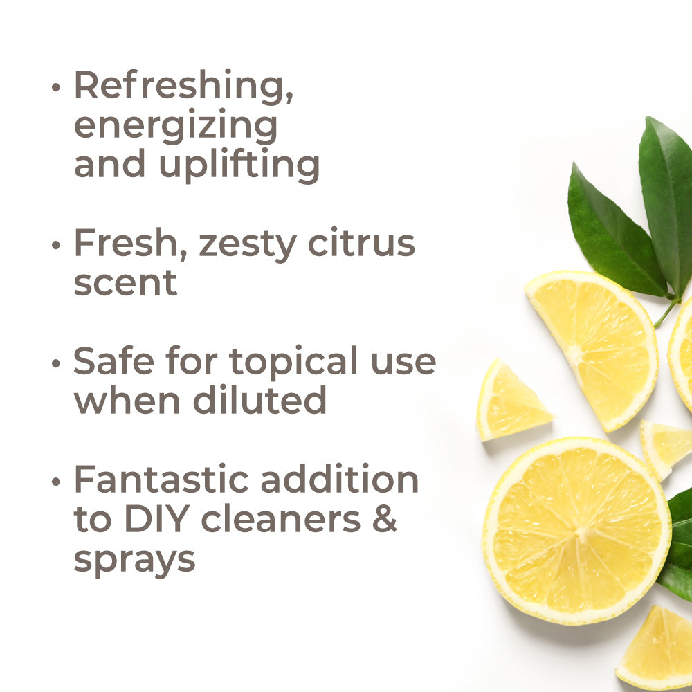 Lemon Steam Distilled Essential Oil – Plant Therapy