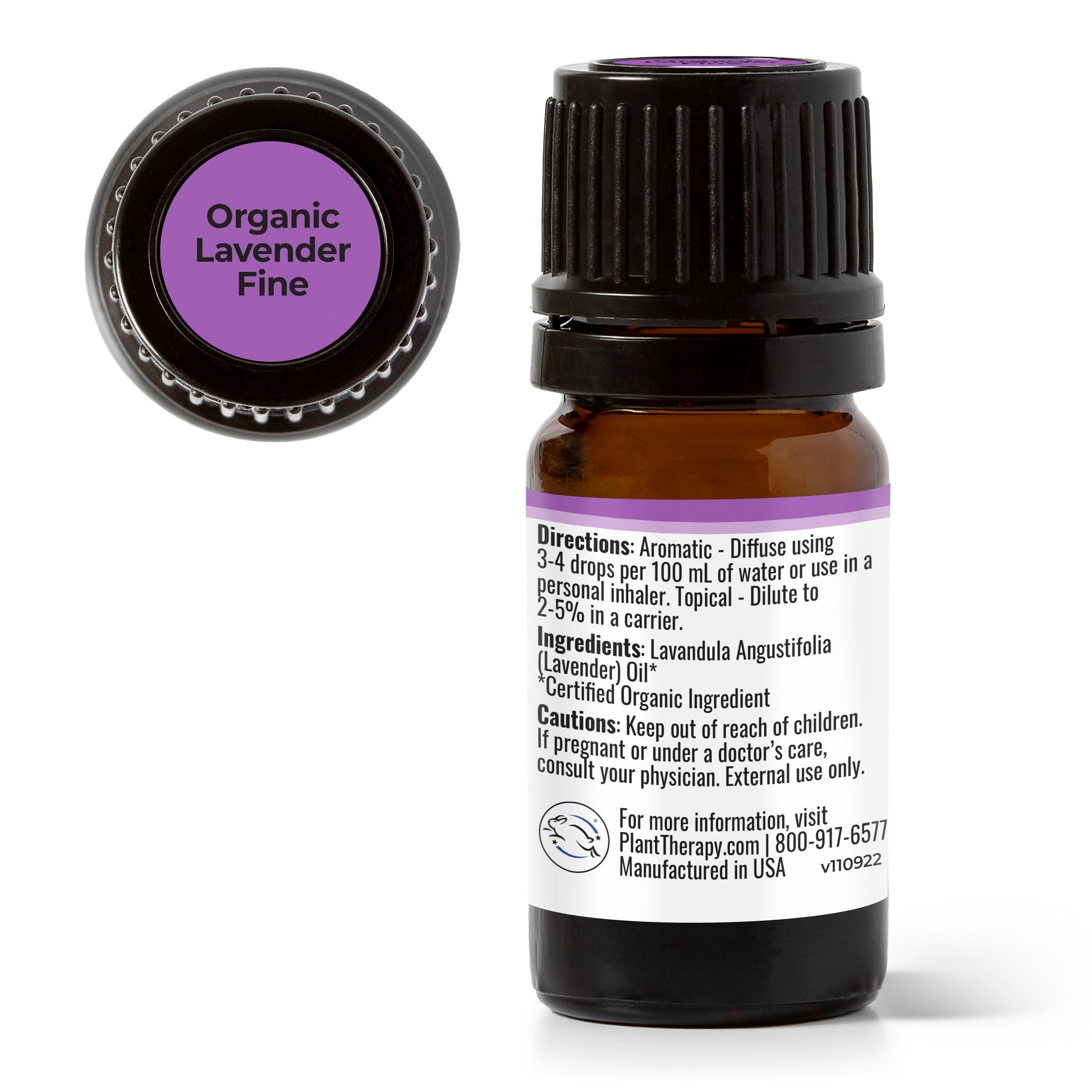 Plant Therapy Organic Lavender Essential Oil 100% Pure, USDA Certified  Organic, Undiluted, Natural Aromatherapy for Diffusion & Topical Use, For  Skin