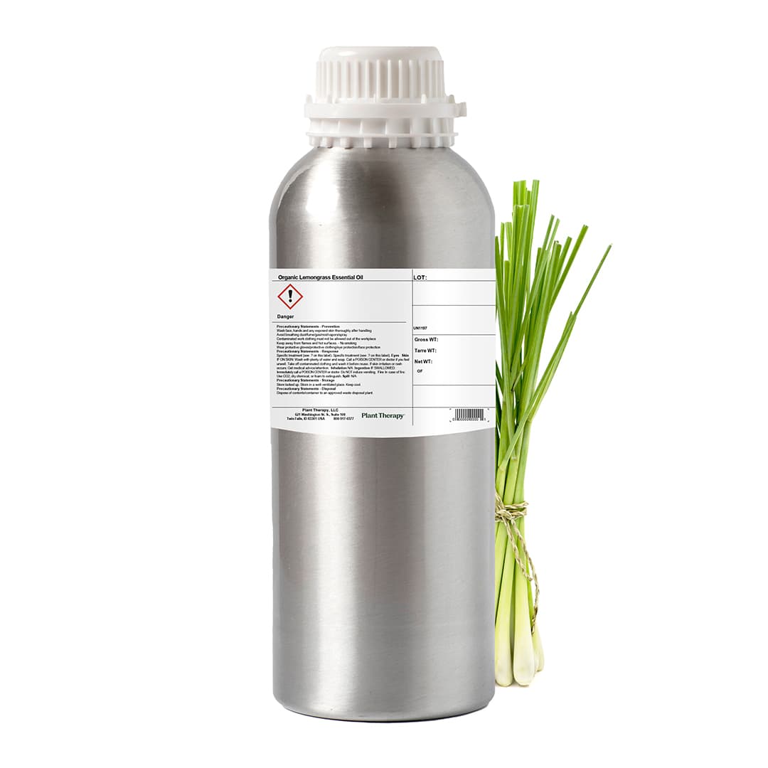 Organic Lemongrass Essential Oil Bulk 1 kg