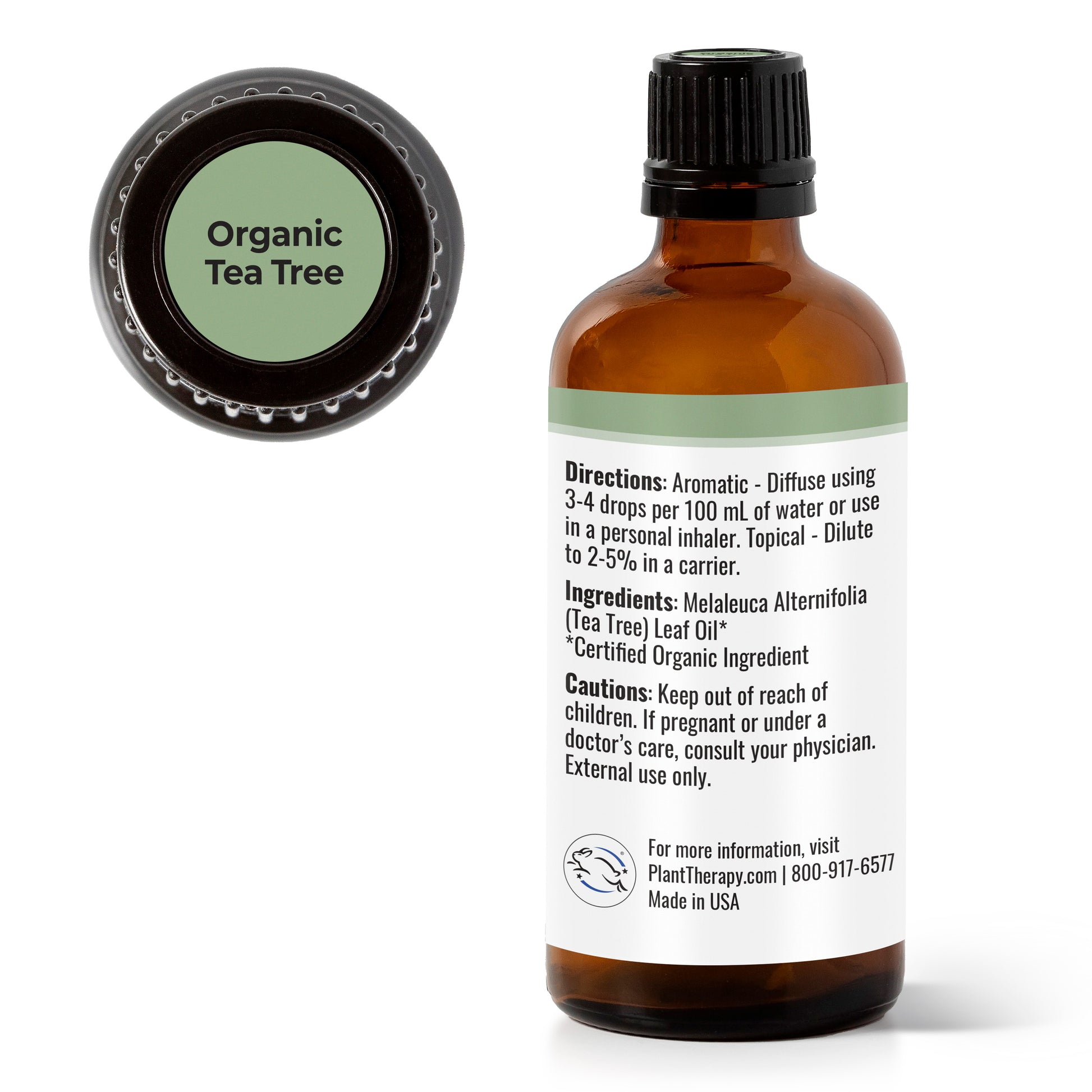 Organic Tea Tree Essential Oil 0.25 fl. oz. – Terressentials