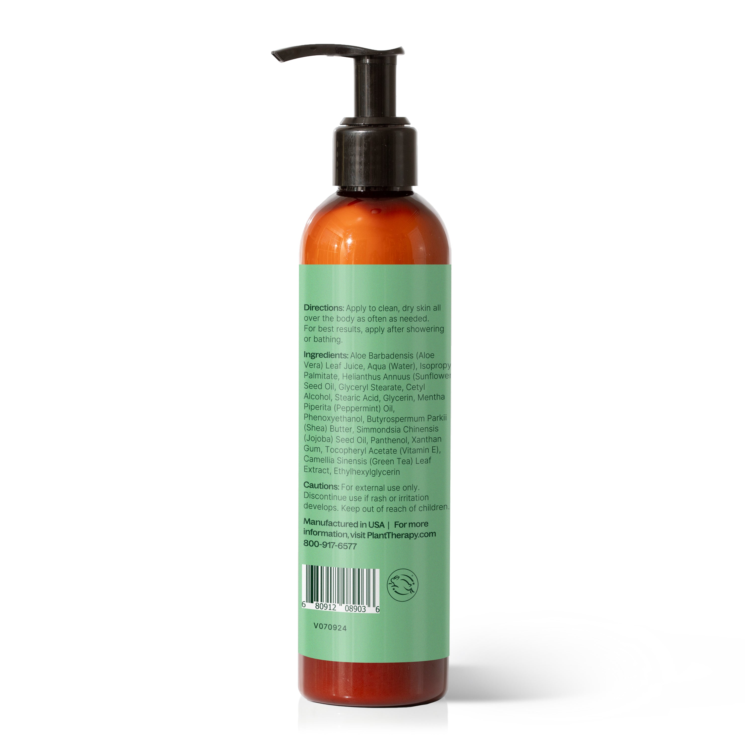 Peppermint Body Lotion with Aloe and Shea – Plant Therapy