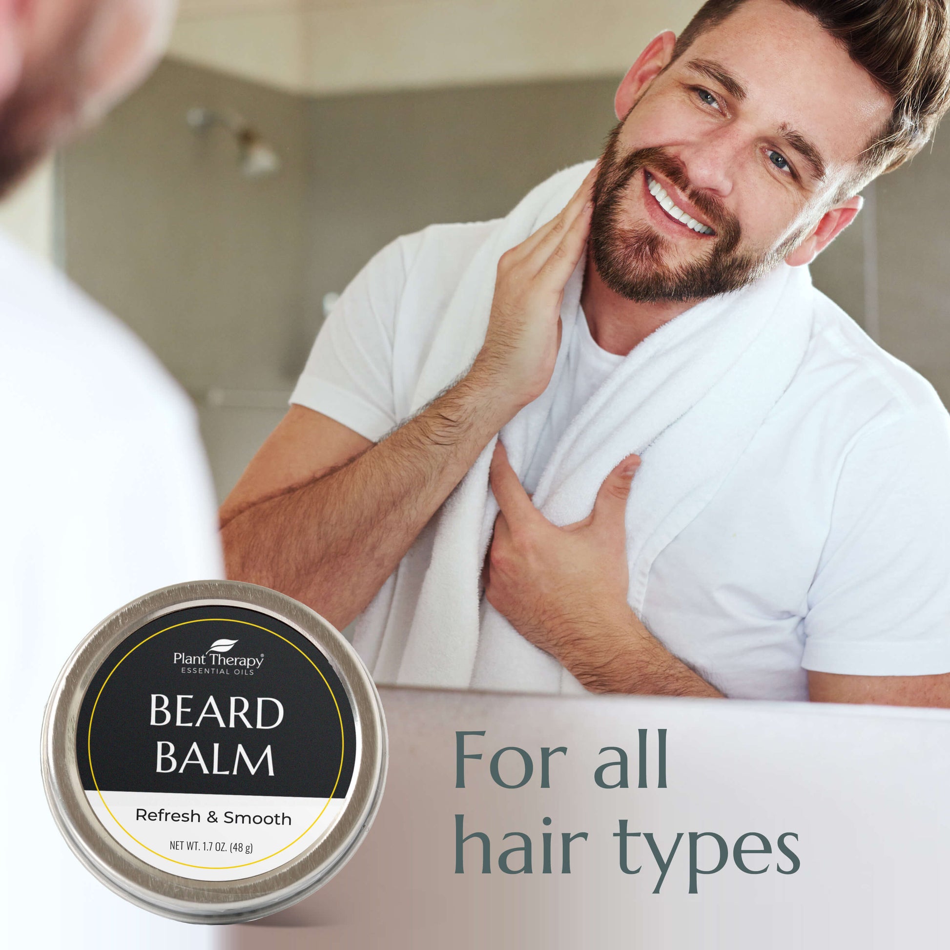 Plant Therapy Hair Therapy Dry Shampoo Powder 1.7 oz Refreshing, Revitalizing, Rejuvenating with Rosemary, Cedarwood & Vitamin E