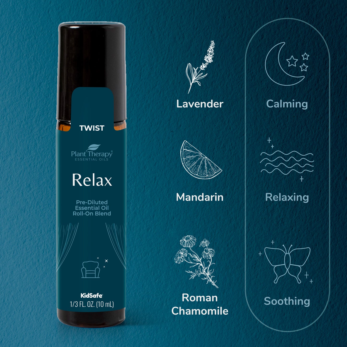 Relax Essential Oil Blend Pre-Diluted Roll-On