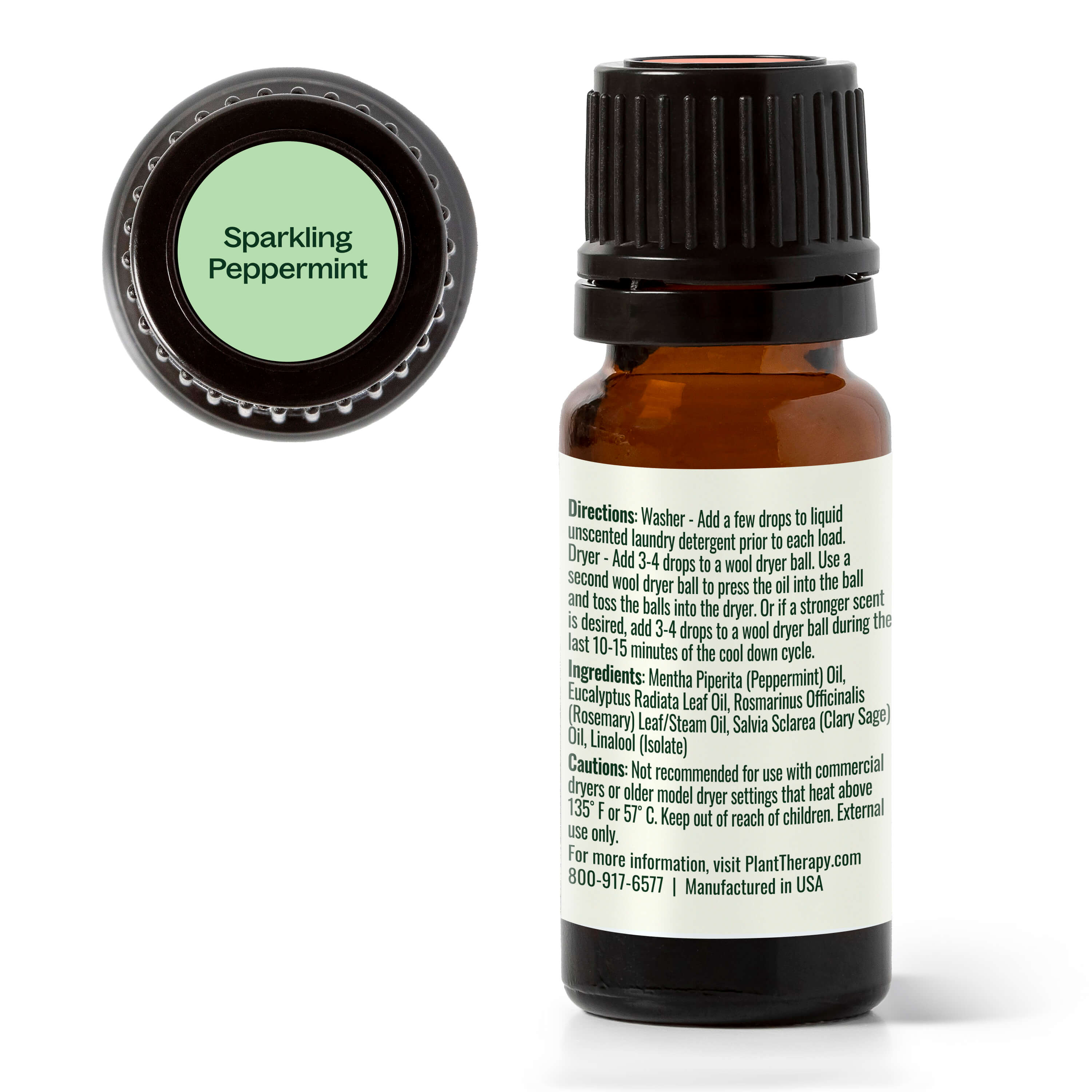 Sparkling Peppermint Laundry Essential Oil Blend - Thumbnail 2