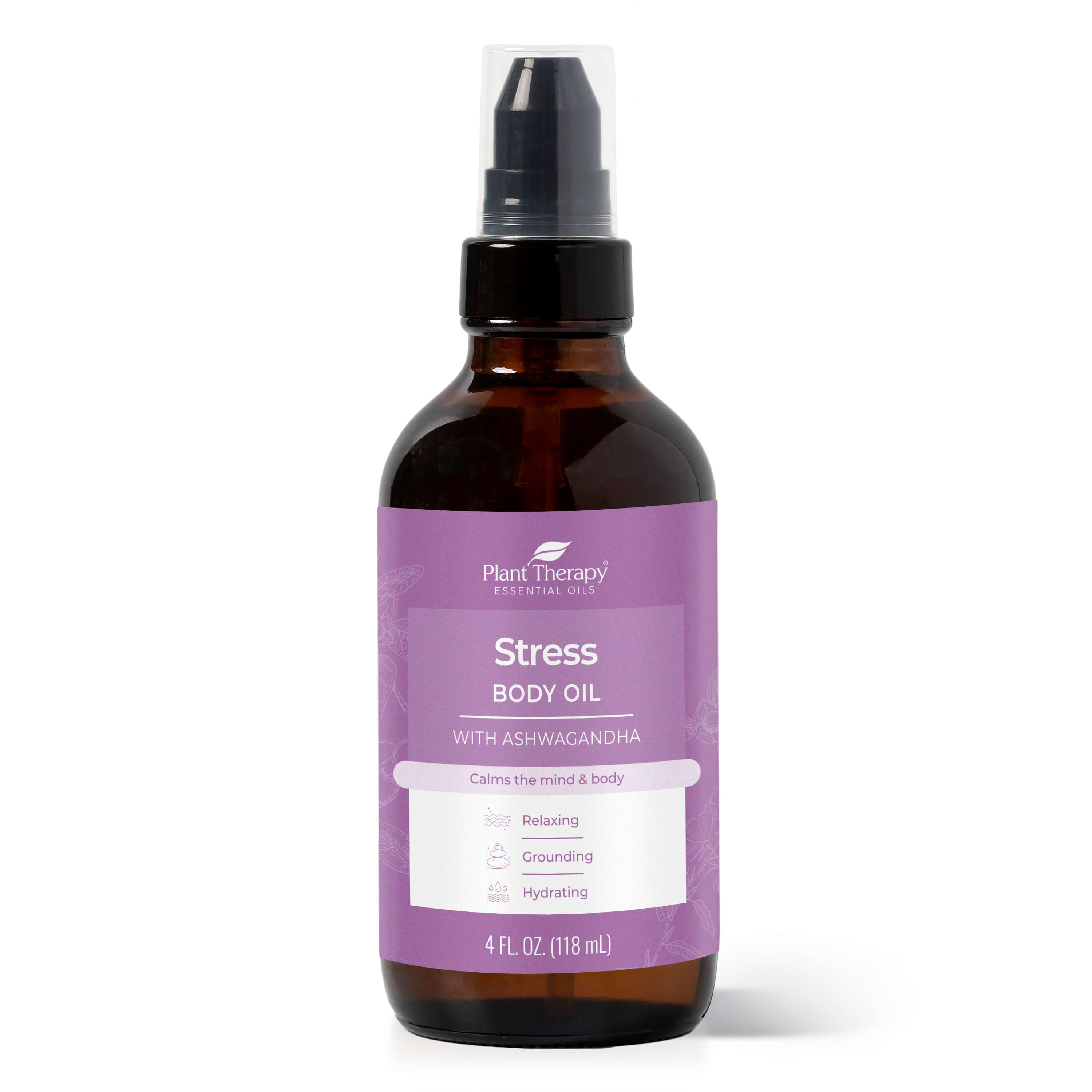 Stress Body Oil with Ashwagandha Plant Therapy