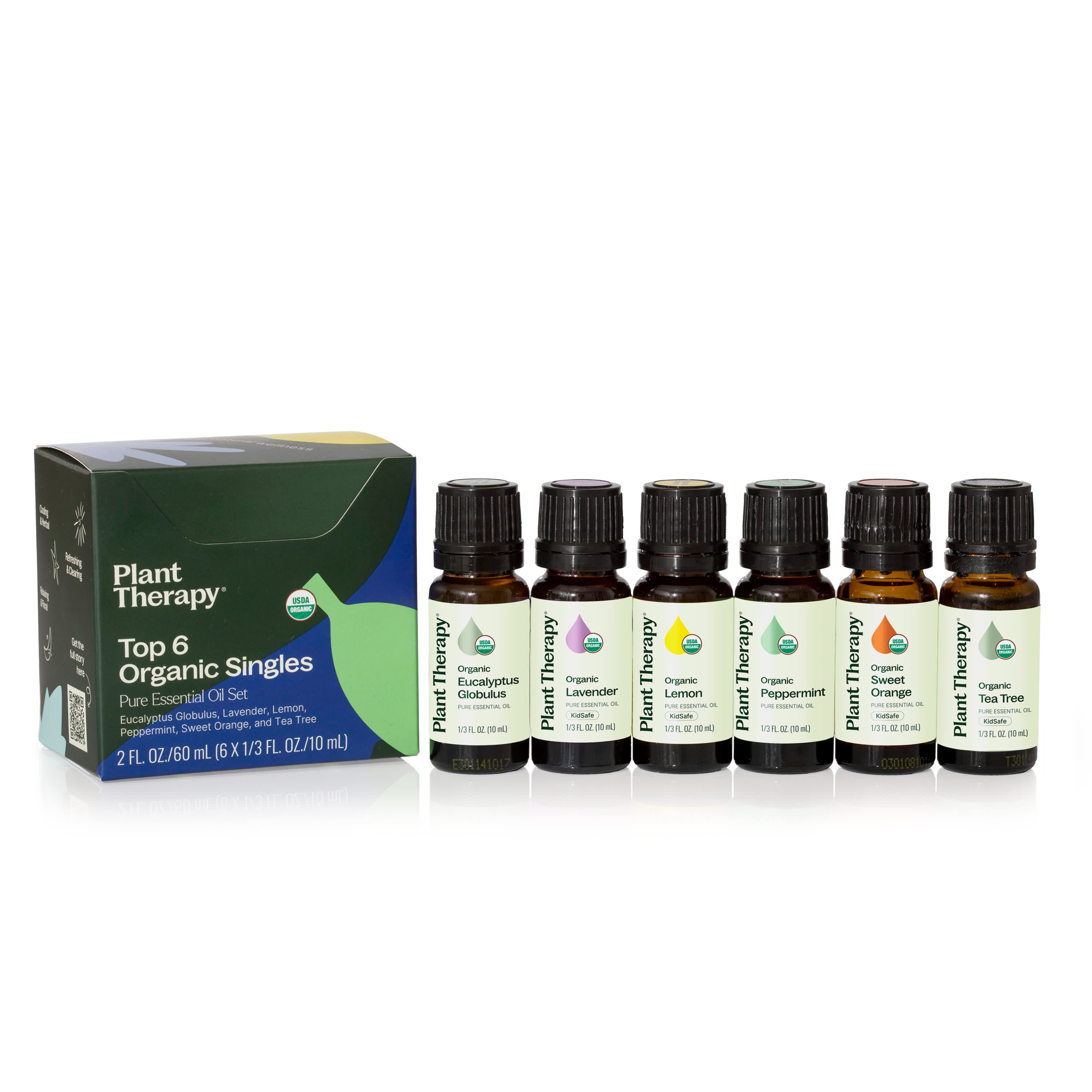 Top 6 Organic Singles Essential Oil Set – Plant Therapy