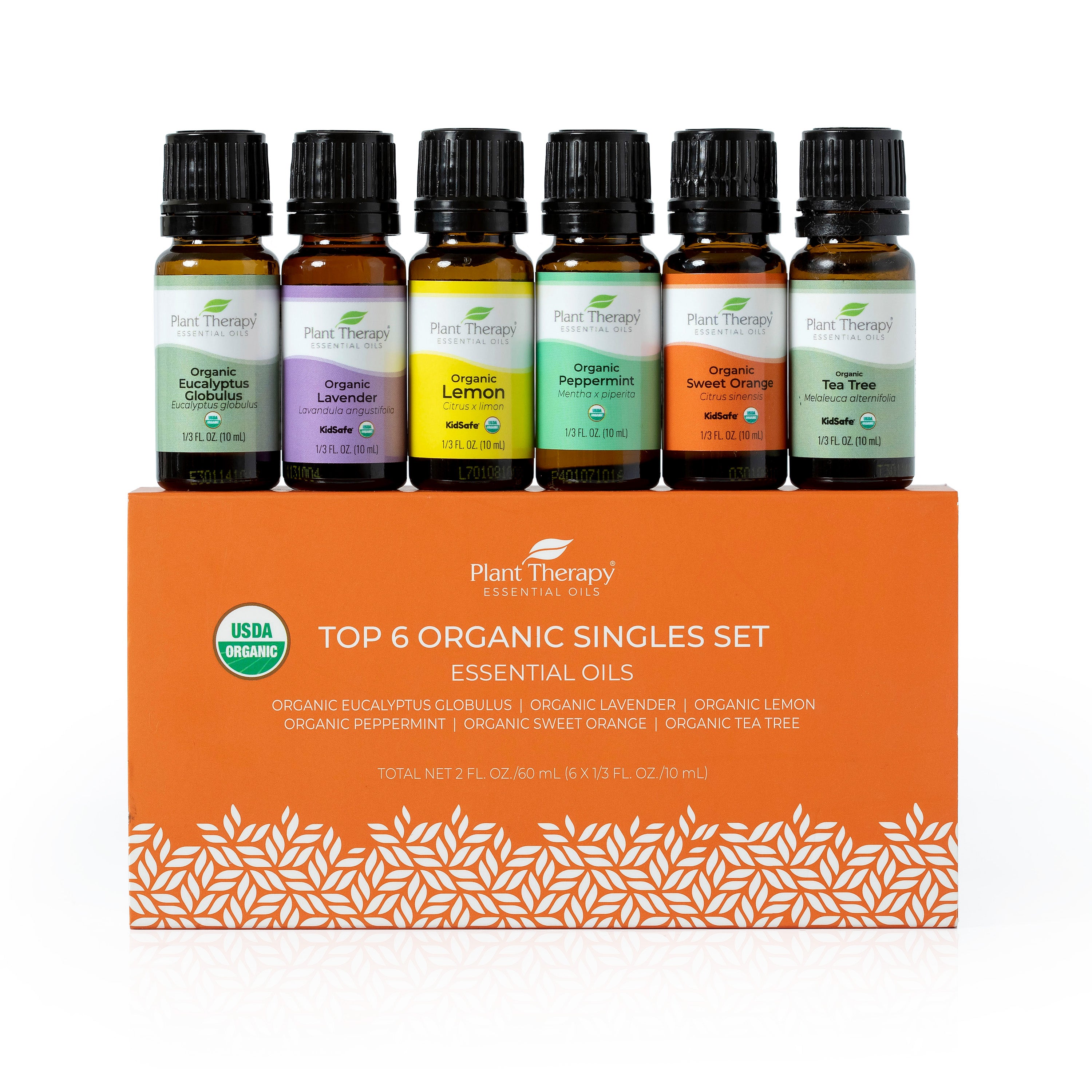 Top 6 Organic Singles Essential Oil Set – Plant Therapy