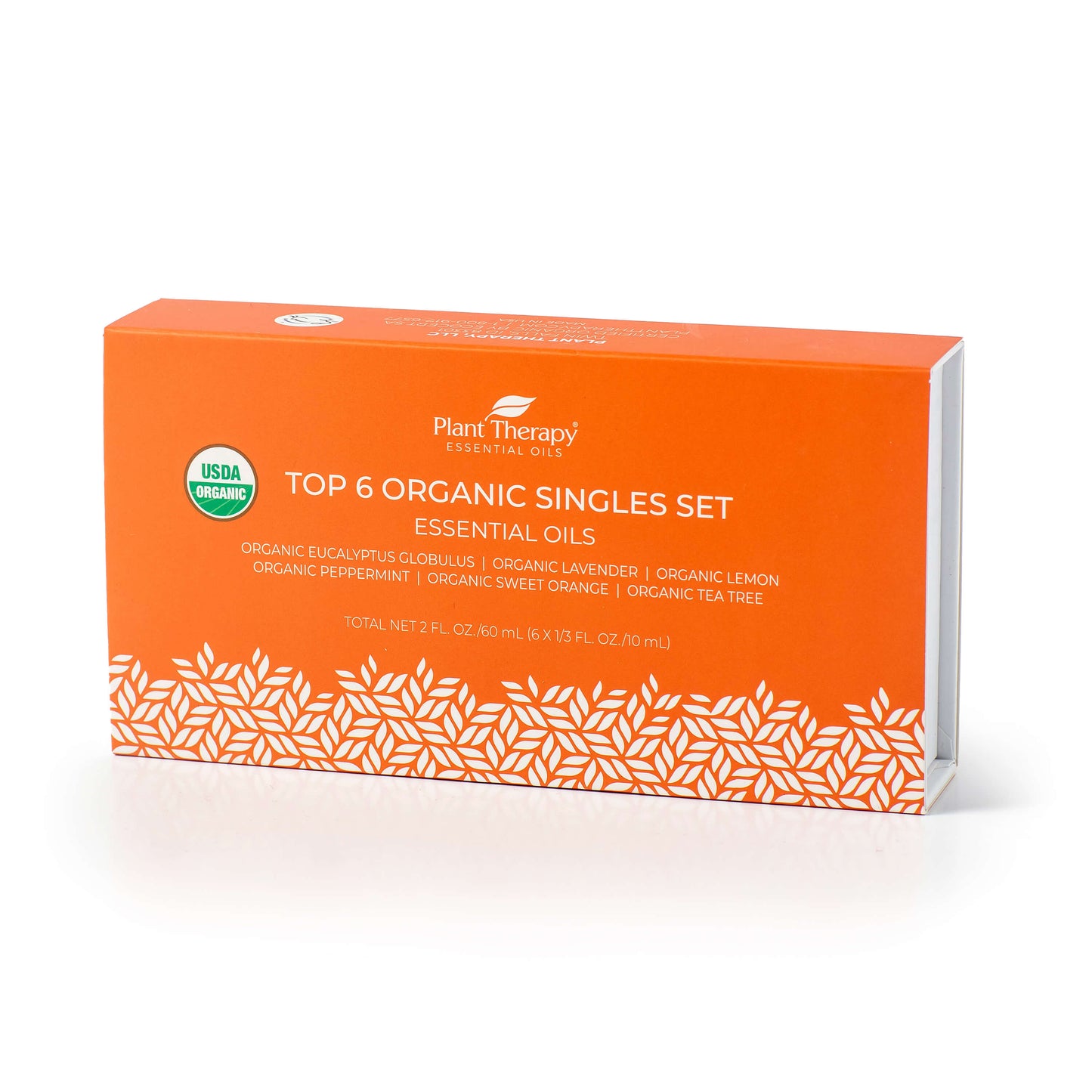 Top 6 Organic Singles Essential Oil Set box