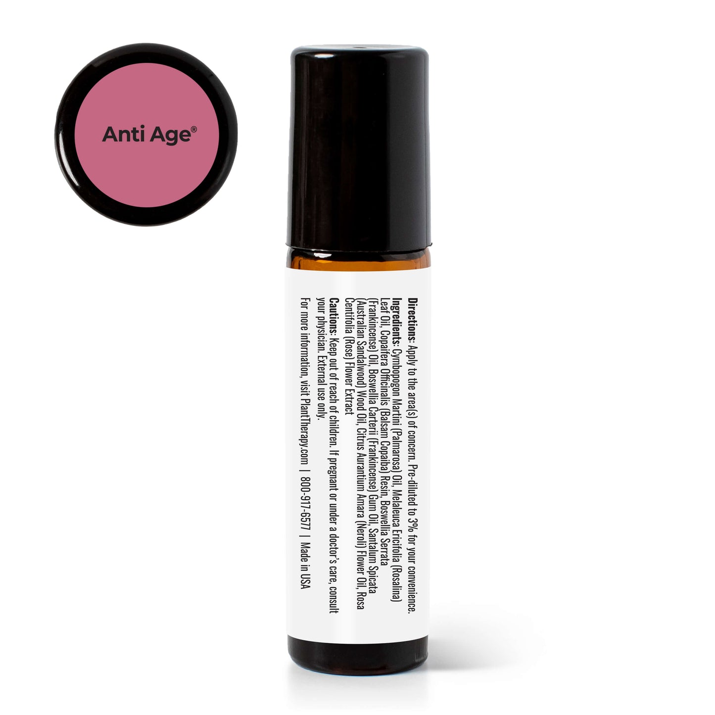 Anti Age Essential Oil Blend Pre-Diluted Roll-On
