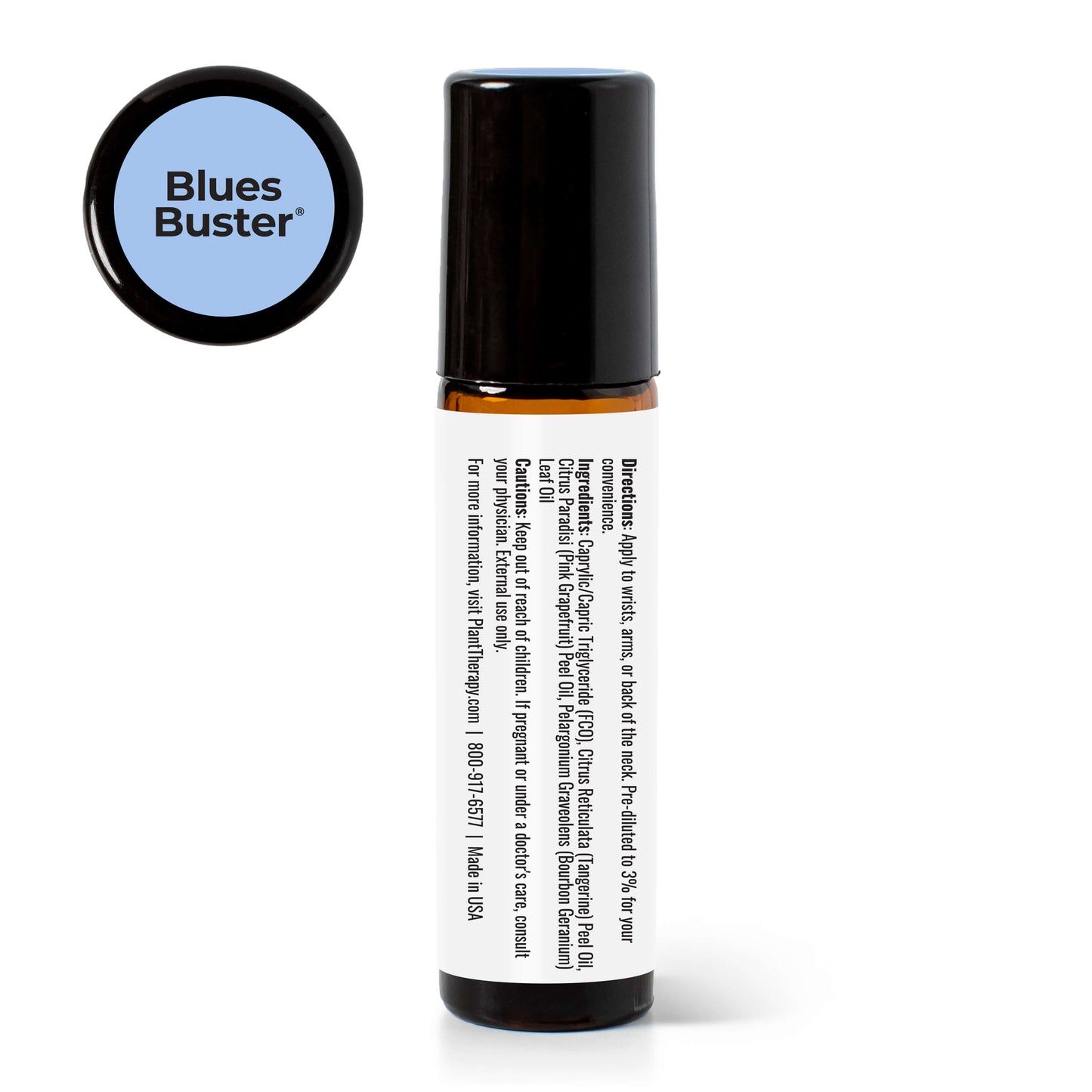 Blues Buster Essential Oil Blend Pre-Diluted Roll-On