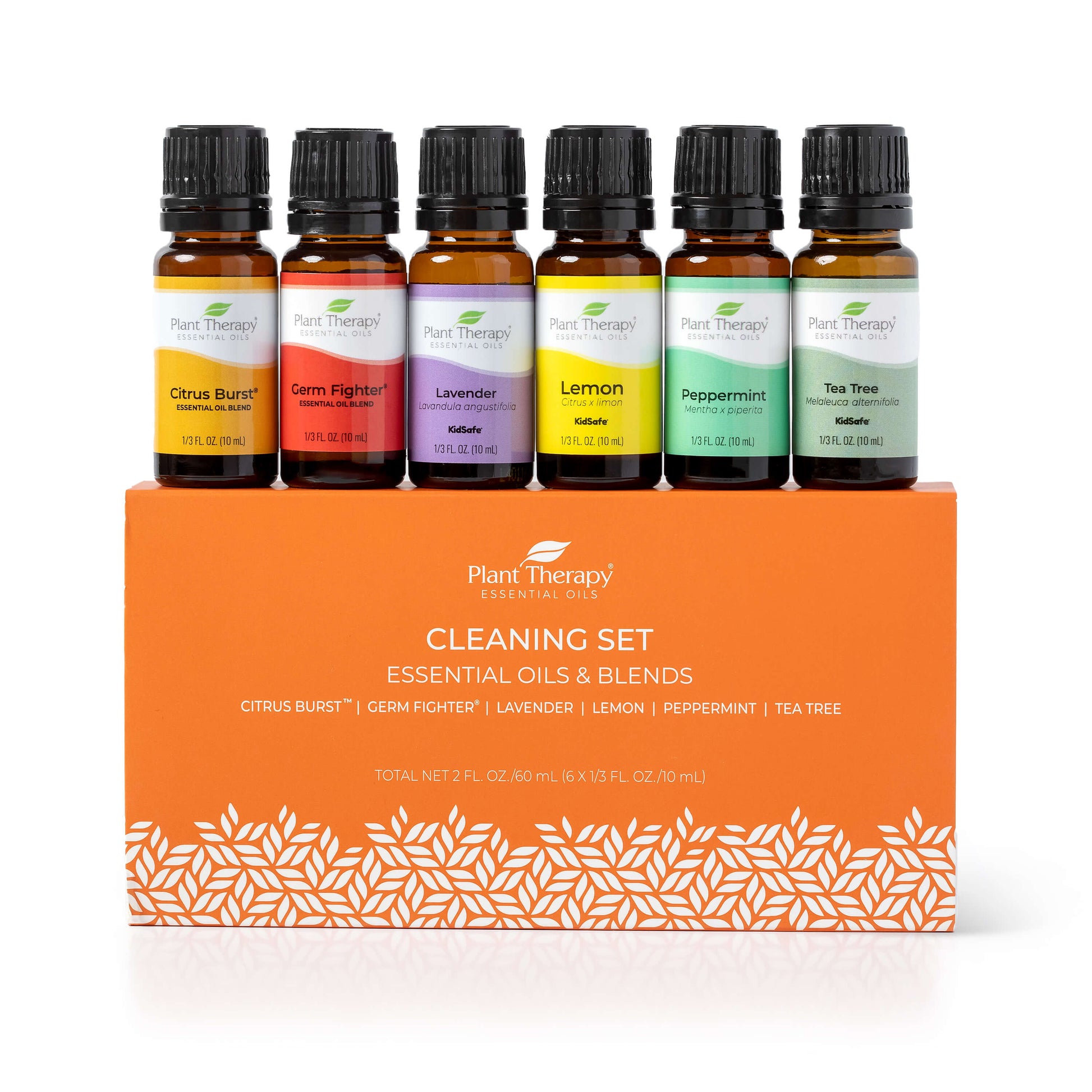 Plant Therapy Spring Cleaning Essential Oil Set 100% Pure, Undiluted, Therapeutic Grade, Essential Oils