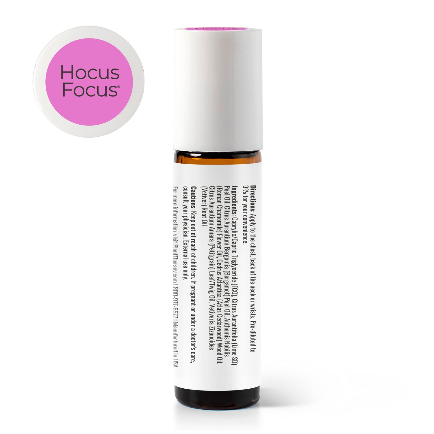 Hocus Focus KidSafe Essential Oil Blend Pre-Diluted Roll-On