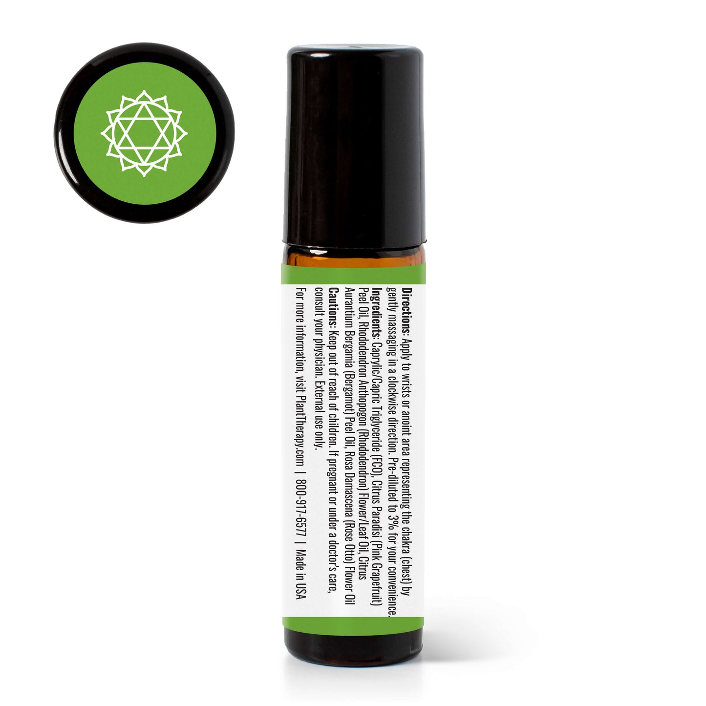 Loving Compassion (Heart Chakra) Essential Oil Pre-Diluted Roll-On