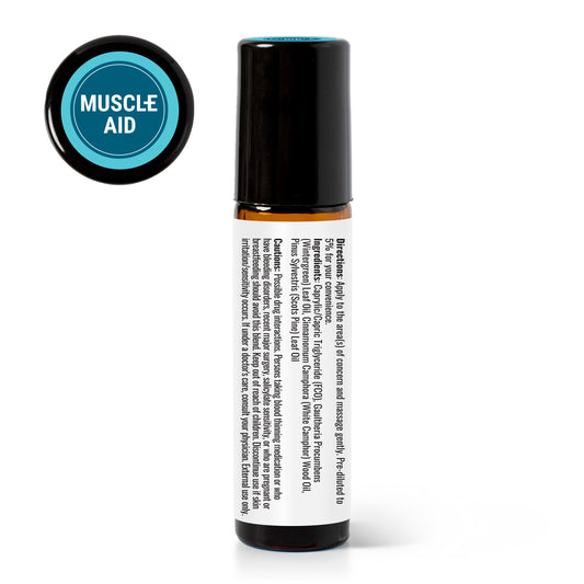 Muscle Aid Essential Oil Blend Pre-Diluted Roll-On