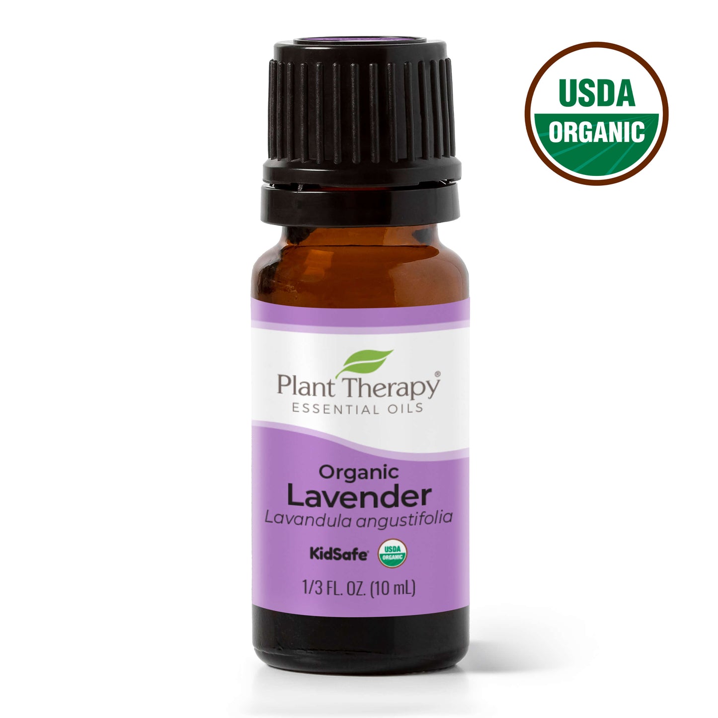 Organic Lavender Essential Oil front label