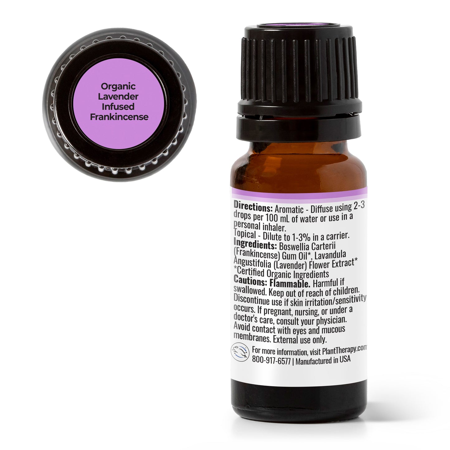 Organic Lavender Infused Frankincense Essential Oil Infusion