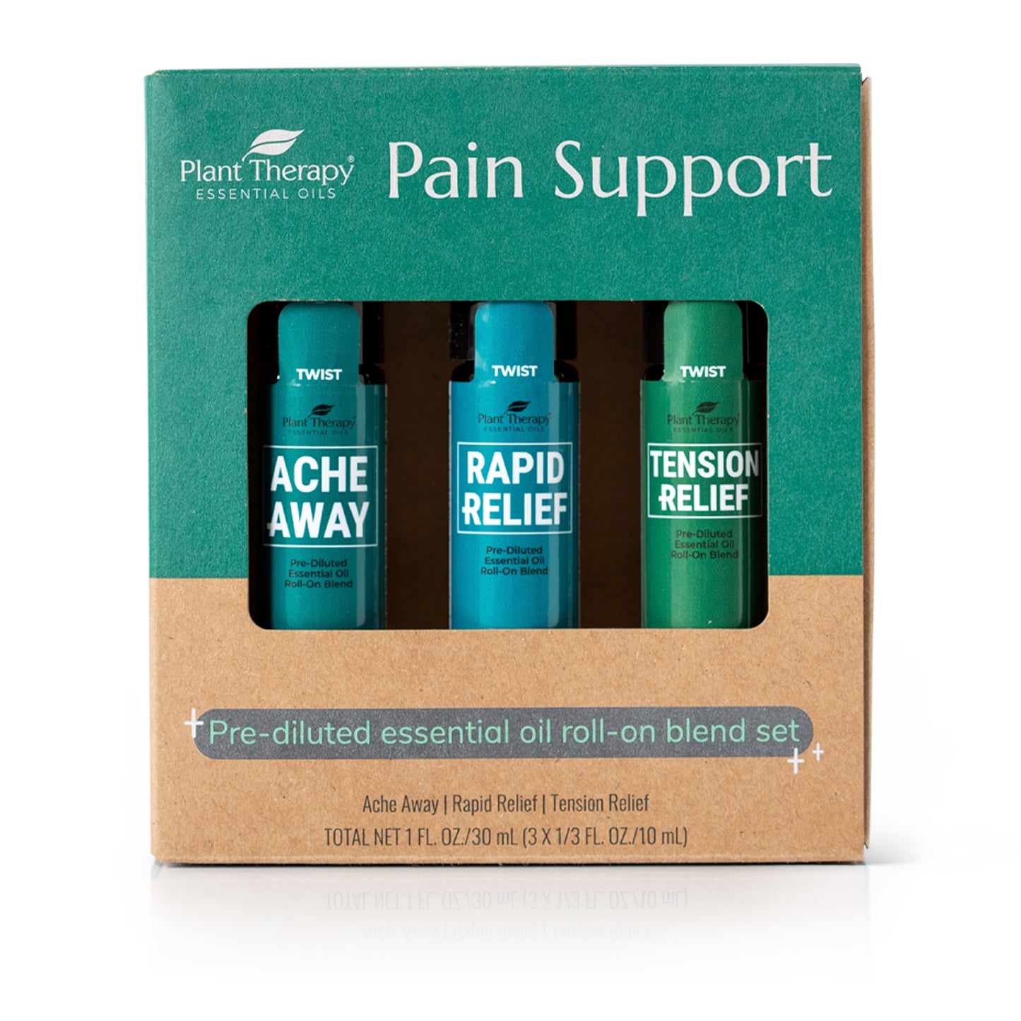 Pain Support Essential Oil Blend Roll On Set
