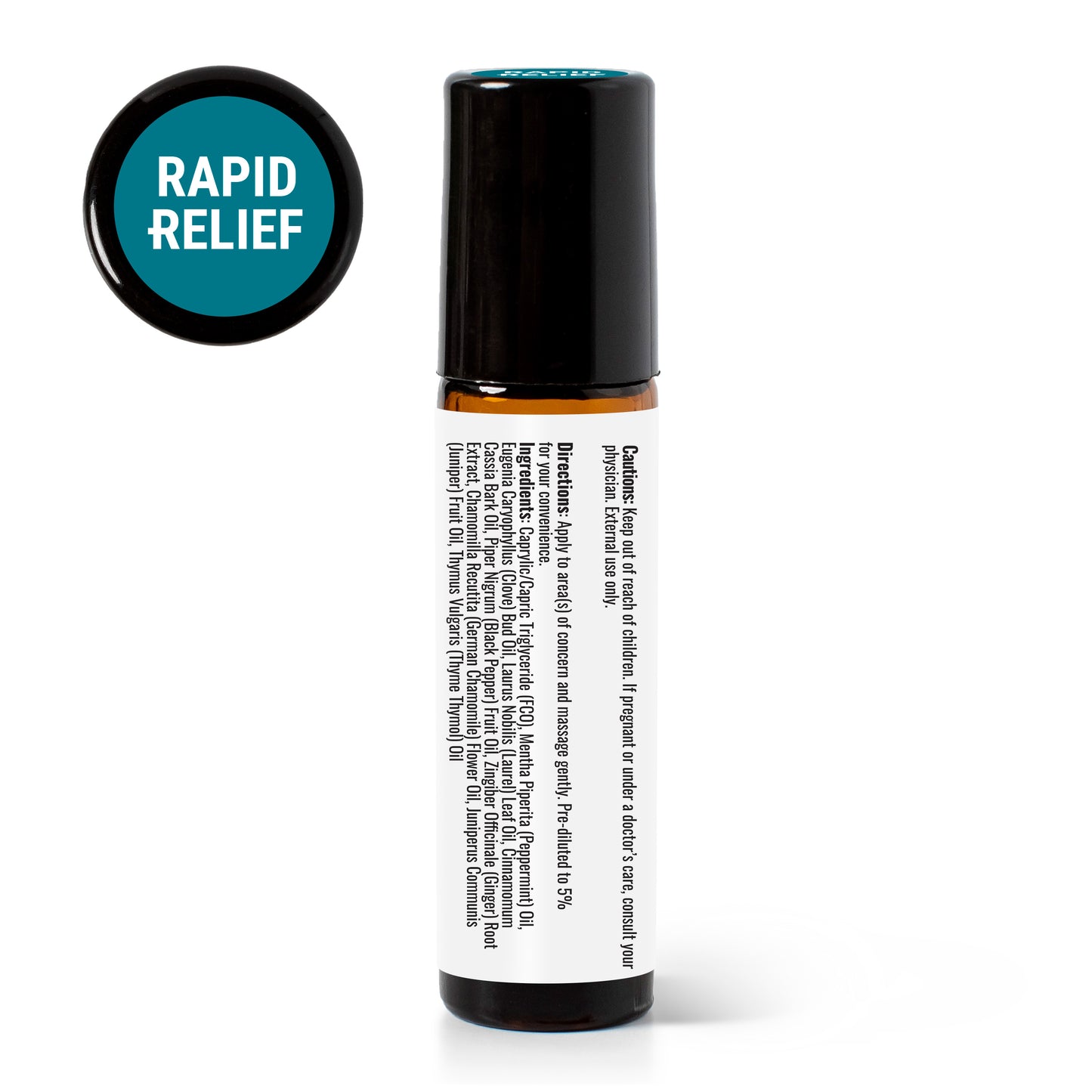 Rapid Relief Essential Oil Blend Pre-Diluted Roll-On