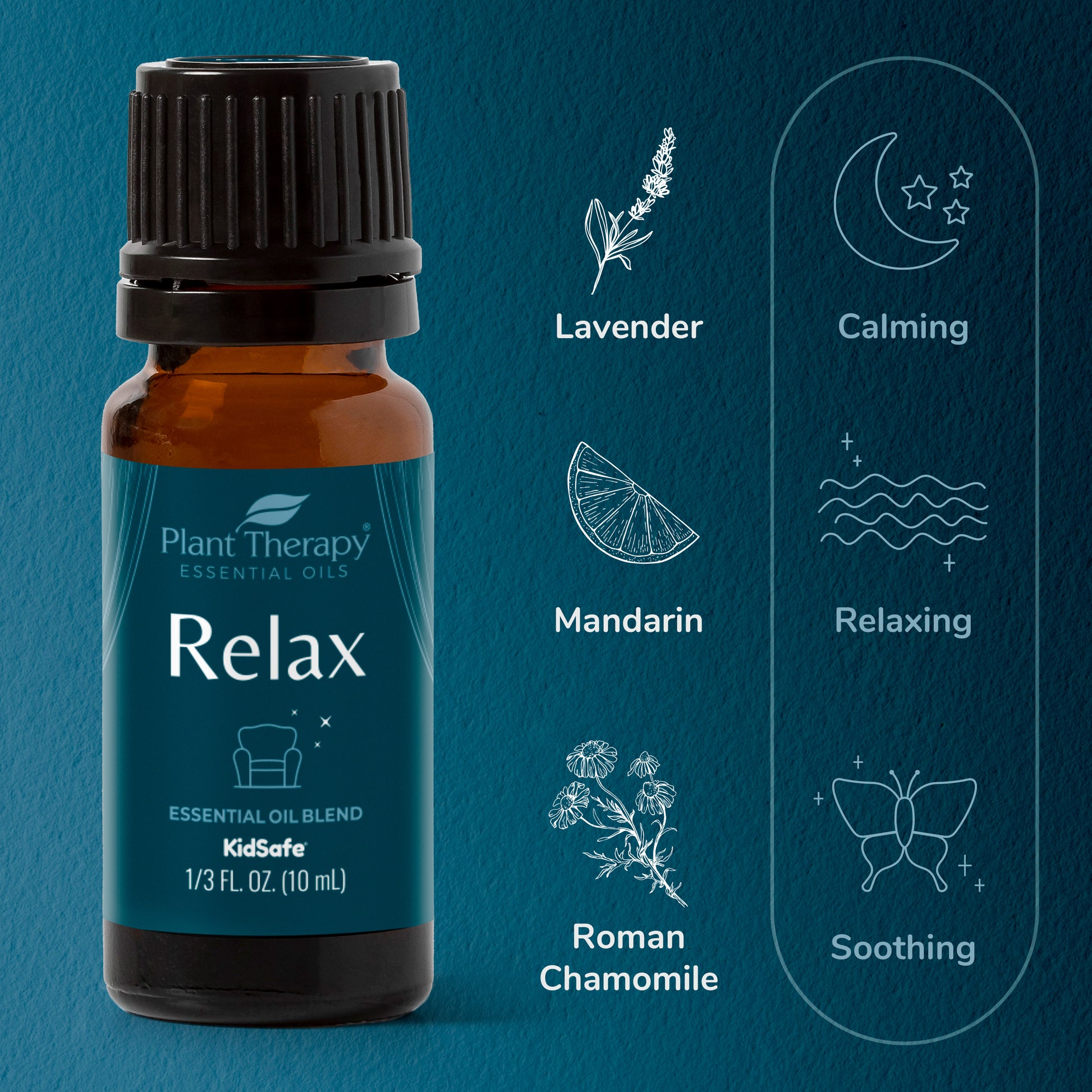 Plant Therapy Synergy Essential Oil: Relax - 1 oz