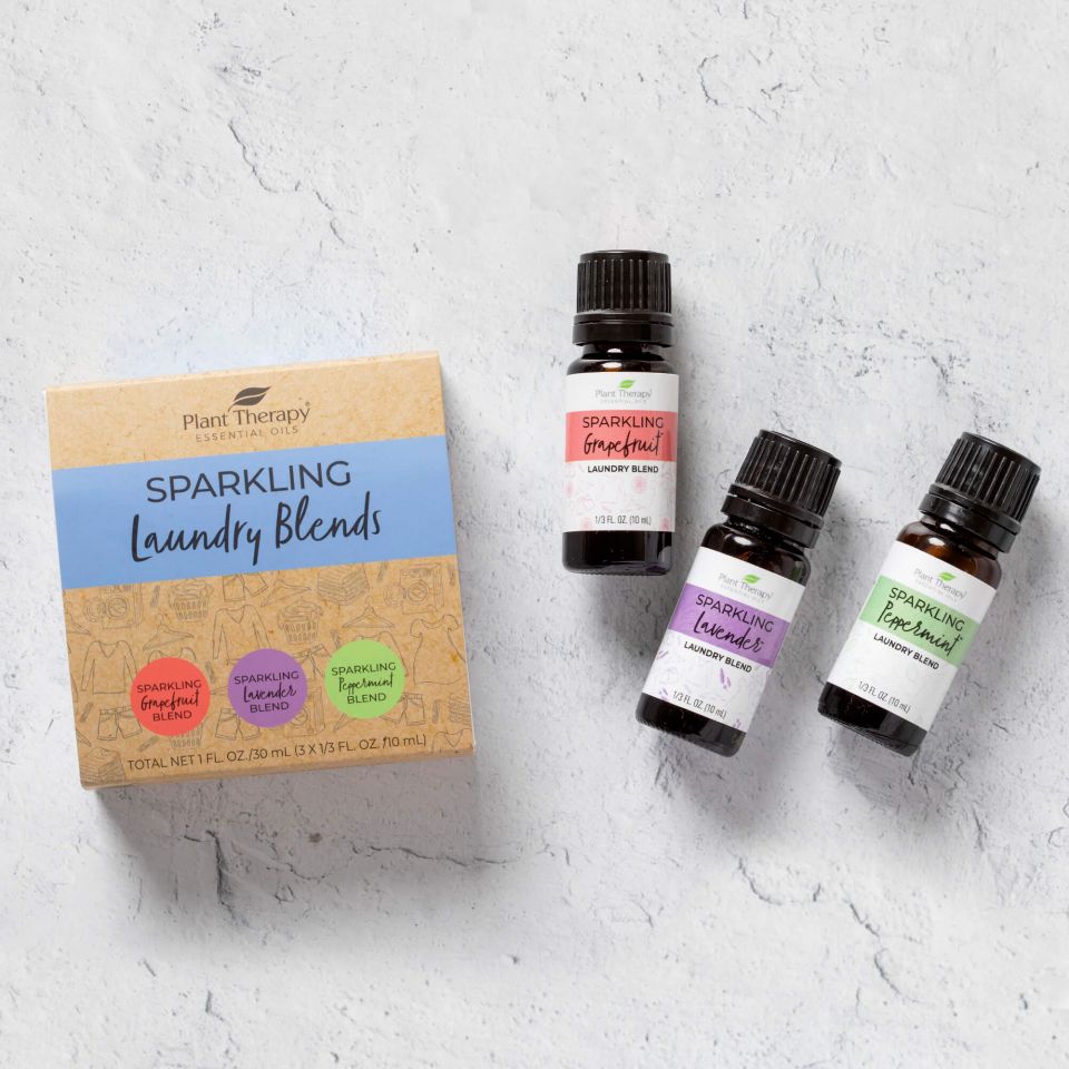 Plant Therapy Natural Essential Oil Laundry Blends & Wool Dryer Balls